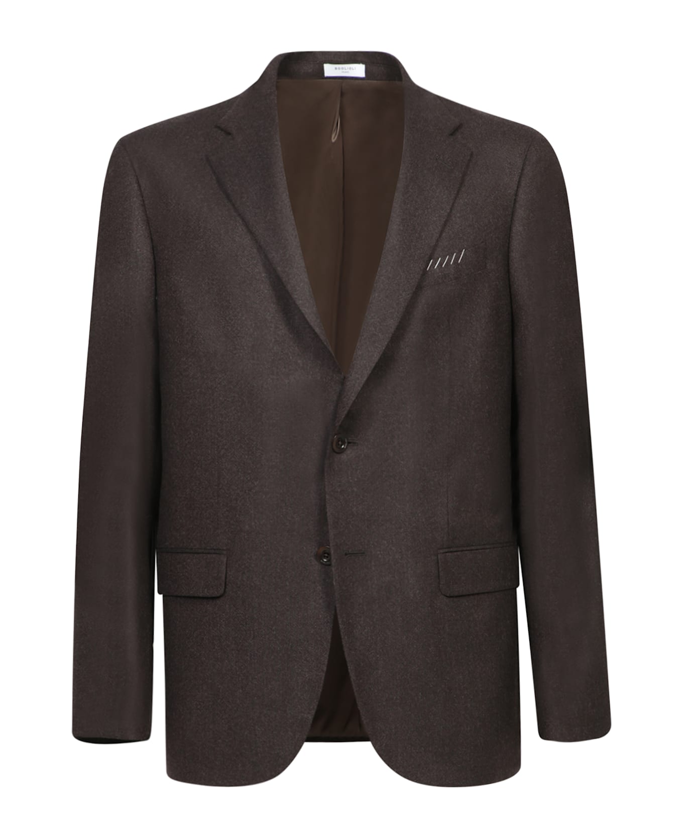 Boglioli Brown Flannel Suit - Brown