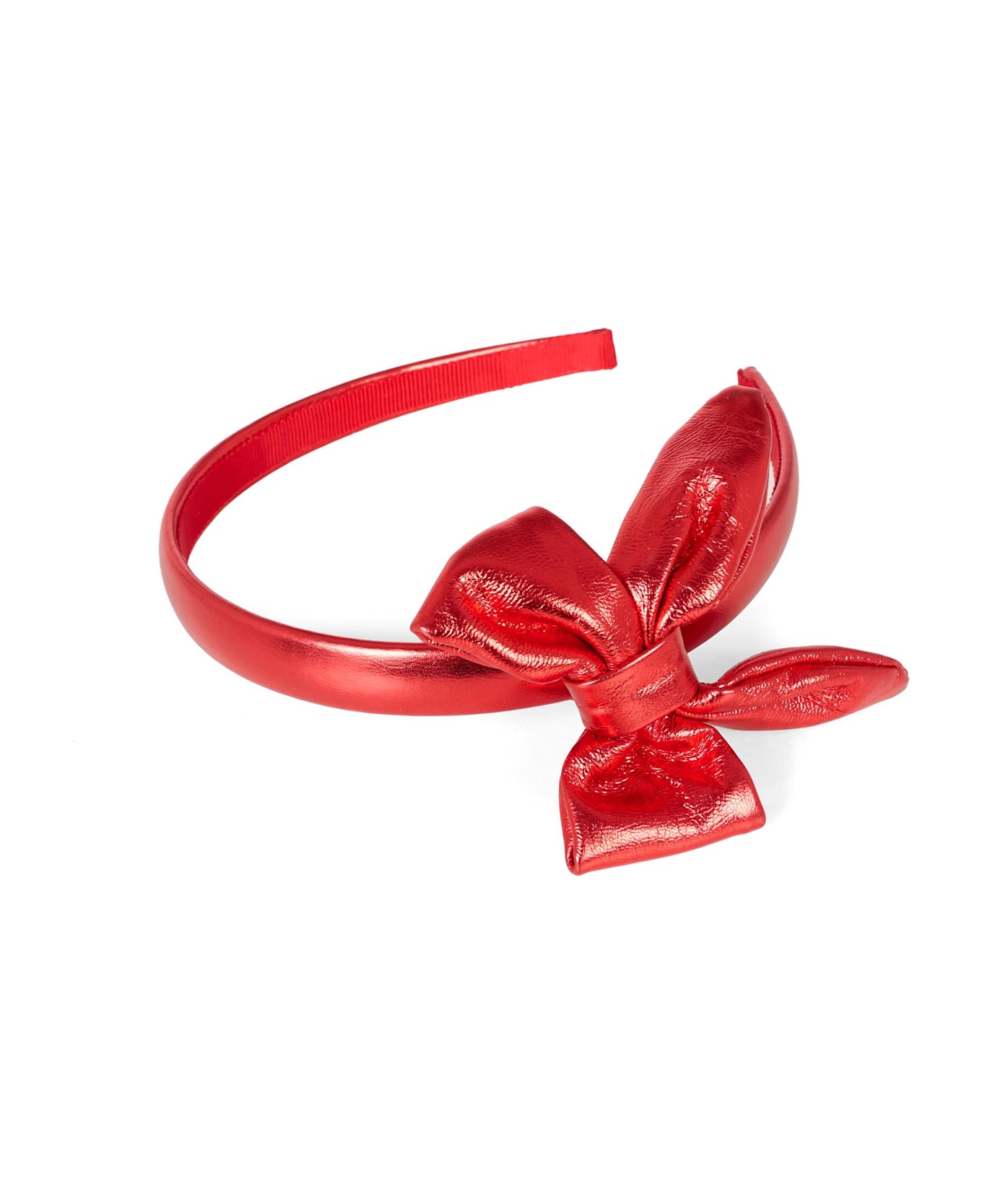 Monnalisa Red Headband For Girl With Bow - Red