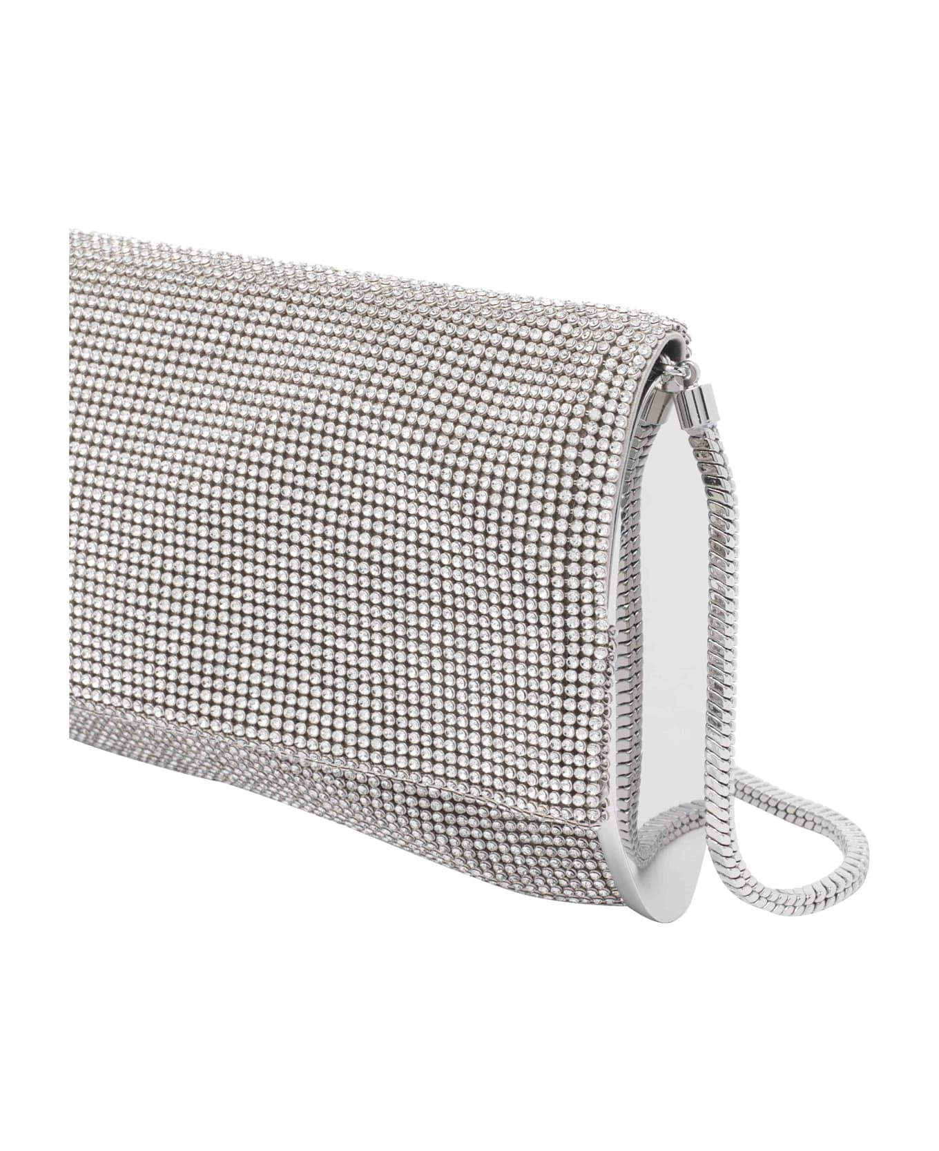 Benedetta Bruzziches Kate Crystal Crossbody Bag - Silver