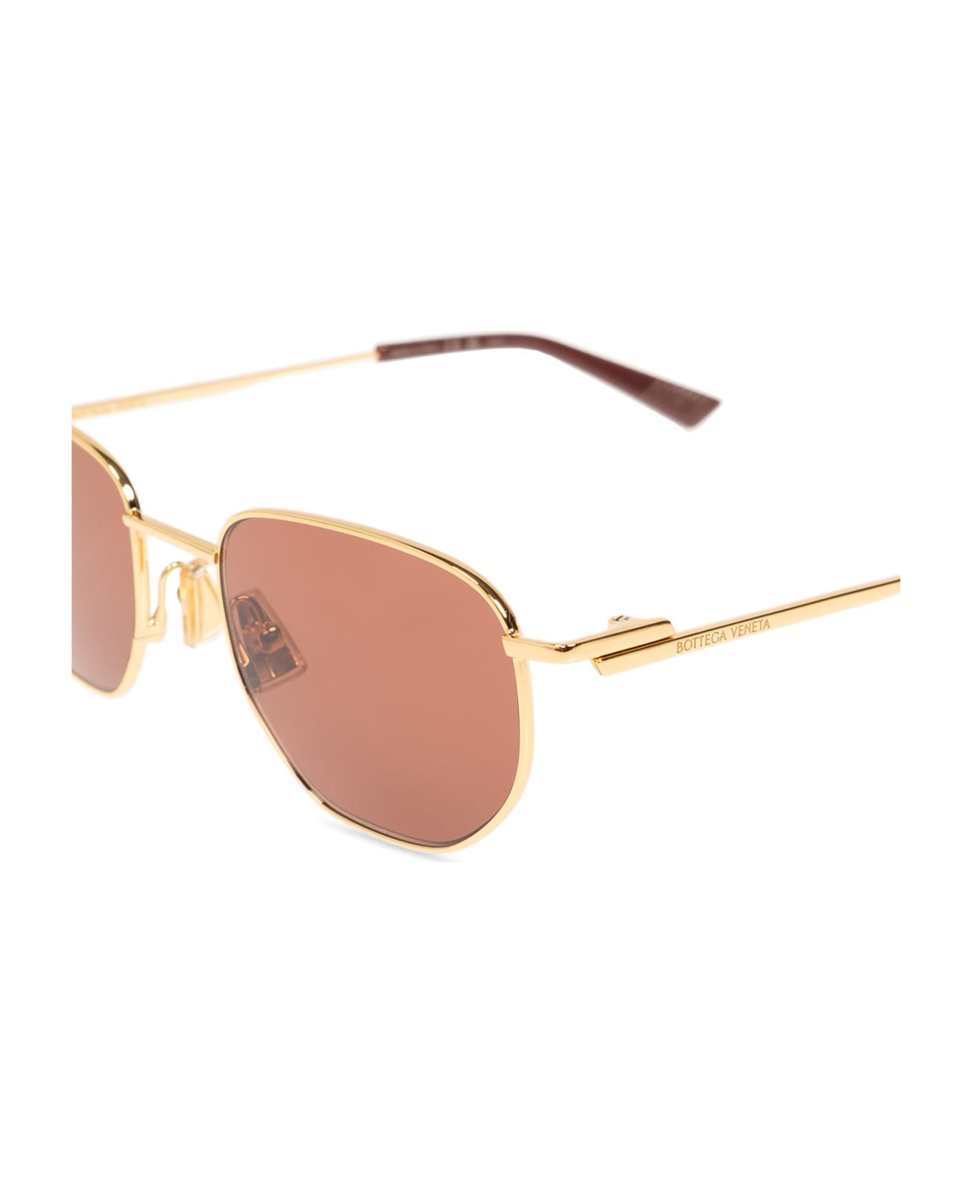 Bottega Veneta Sunglasses - Gold Yellow サングラス