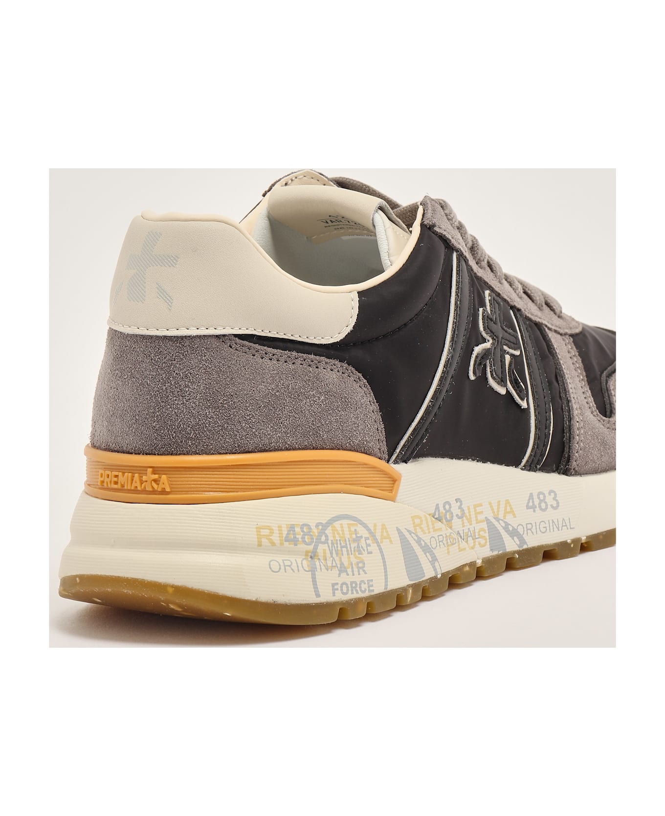 Premiata Lander Var 7207 Sneaker - NERO-GRIGIO