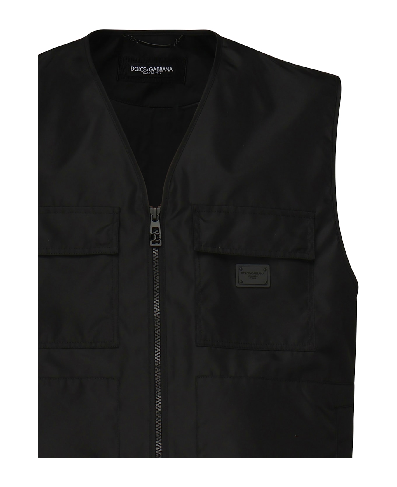 Dolce 
Gabbana Logo Vest - Black