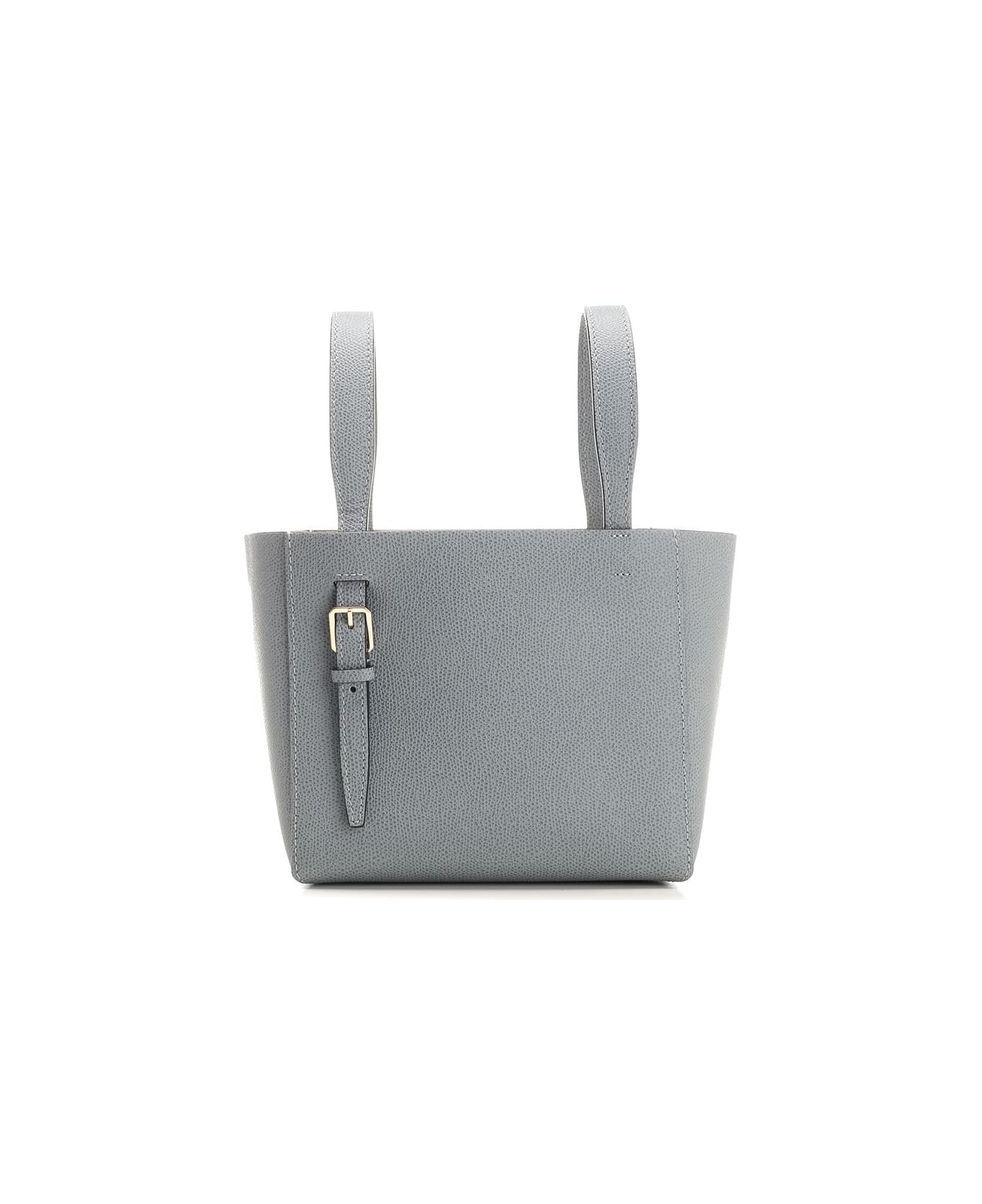 Valextra "soft Micro" Bucket Bag - Light blue