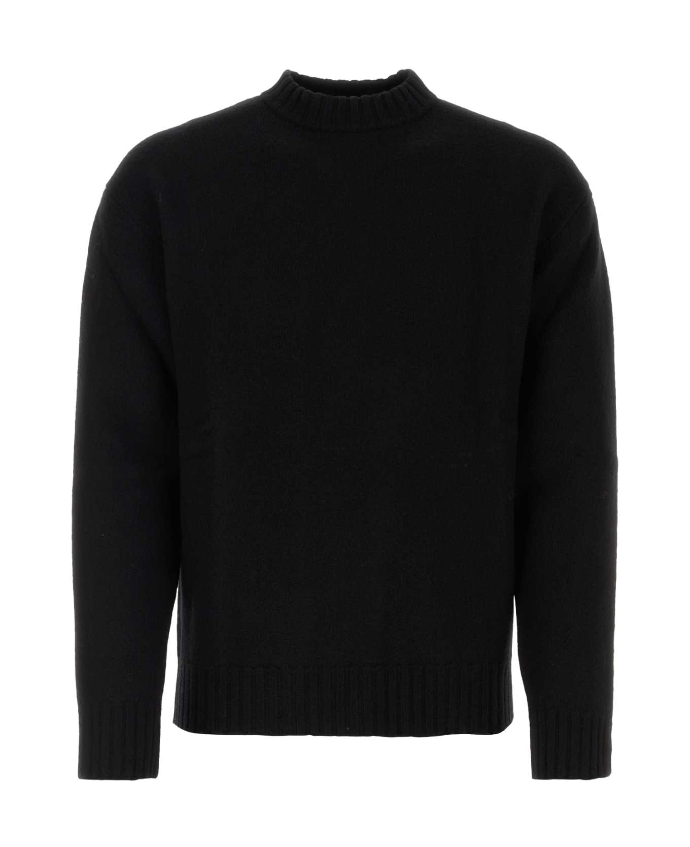 Jil Sander Black Wool Sweater - 001
