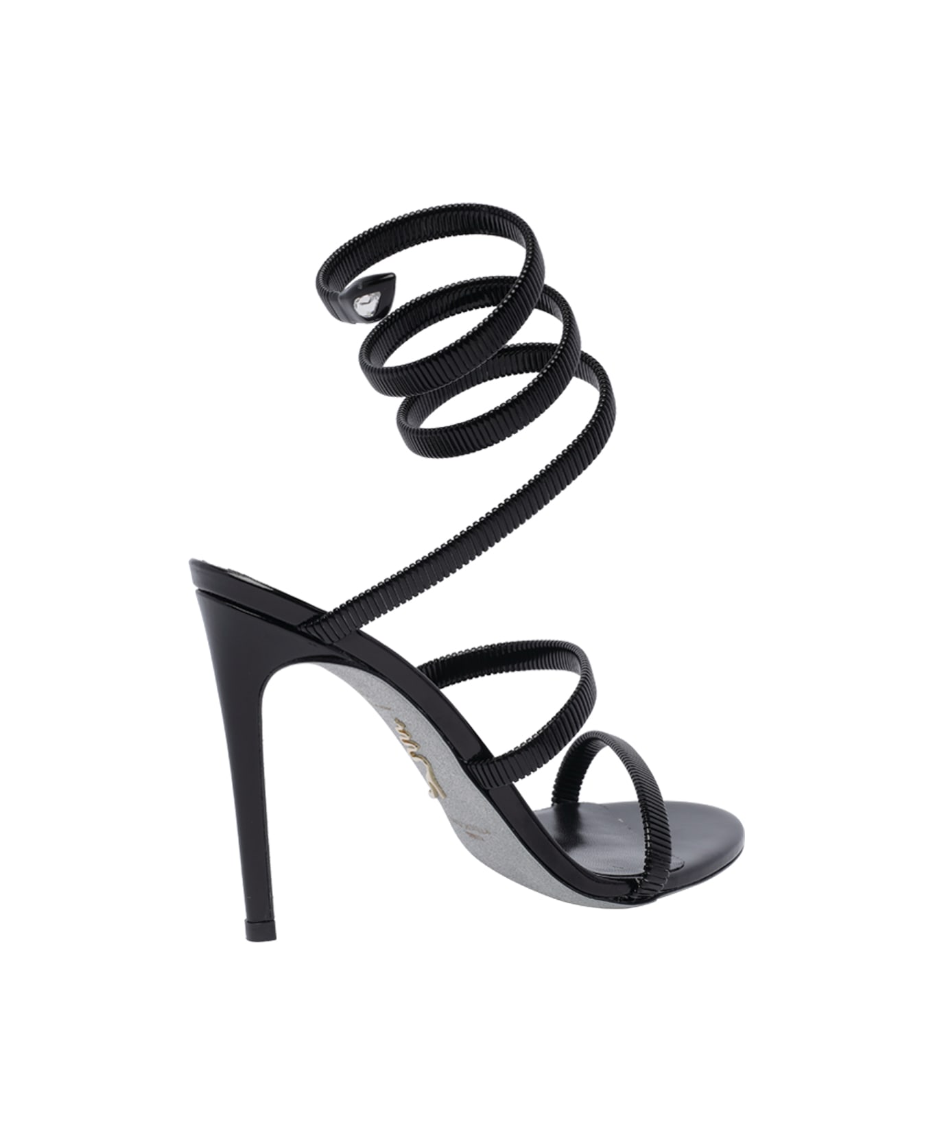 René Caovilla Juniper Pump Sandals - Black