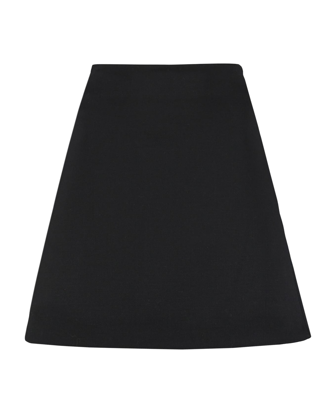Bottega Veneta Wool Mini Skirt - black
