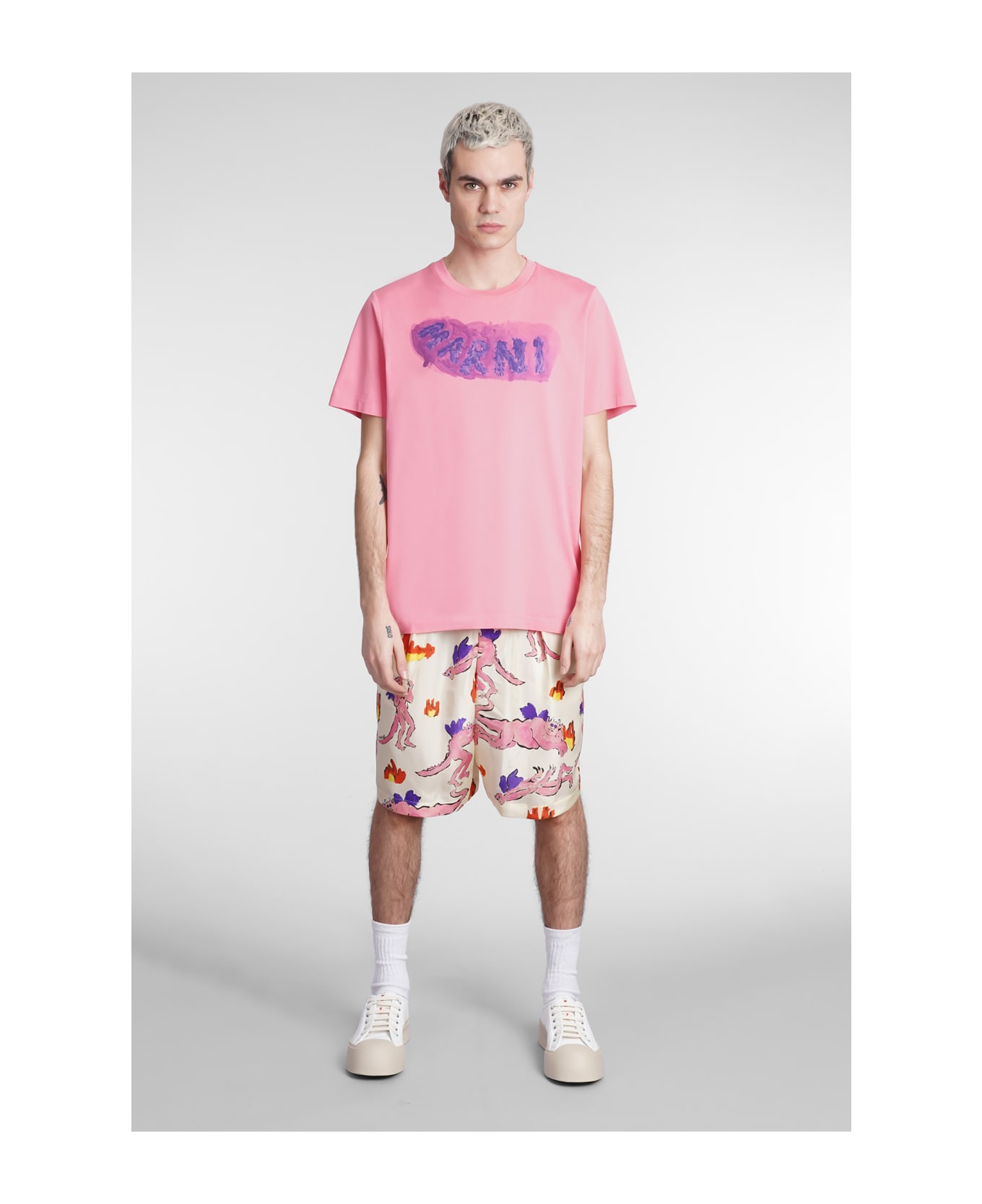 Marni Bermuda Shorts With Print - DIW06