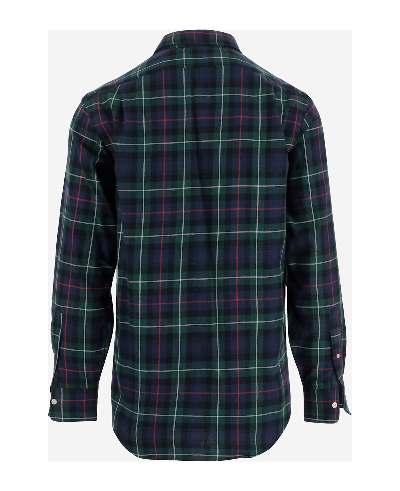 Polo Ralph Lauren Cotton Shirt With Check Pattern Polo Ralph Lauren - Red