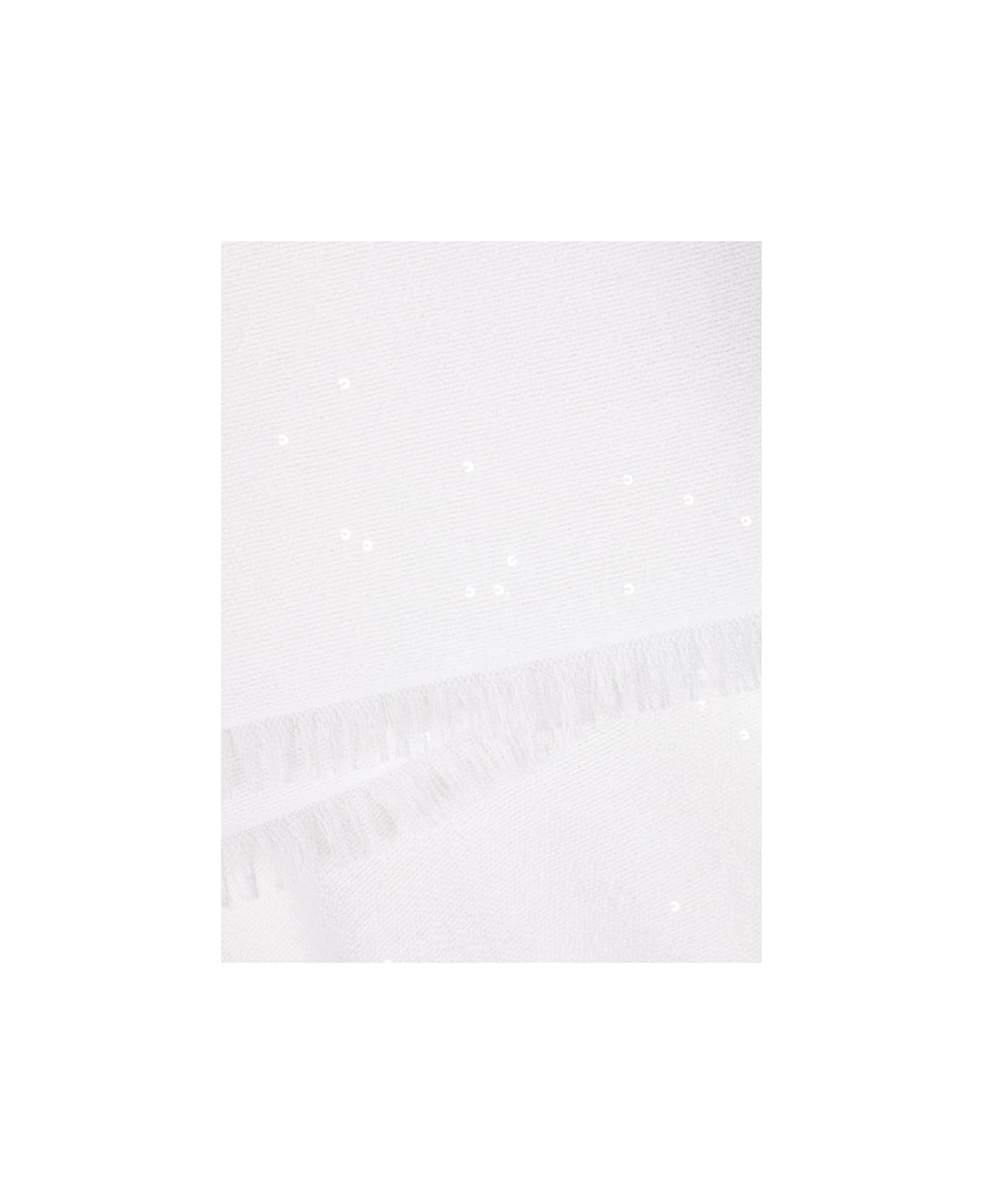 Brunello Cucinelli Scarf - WHITE