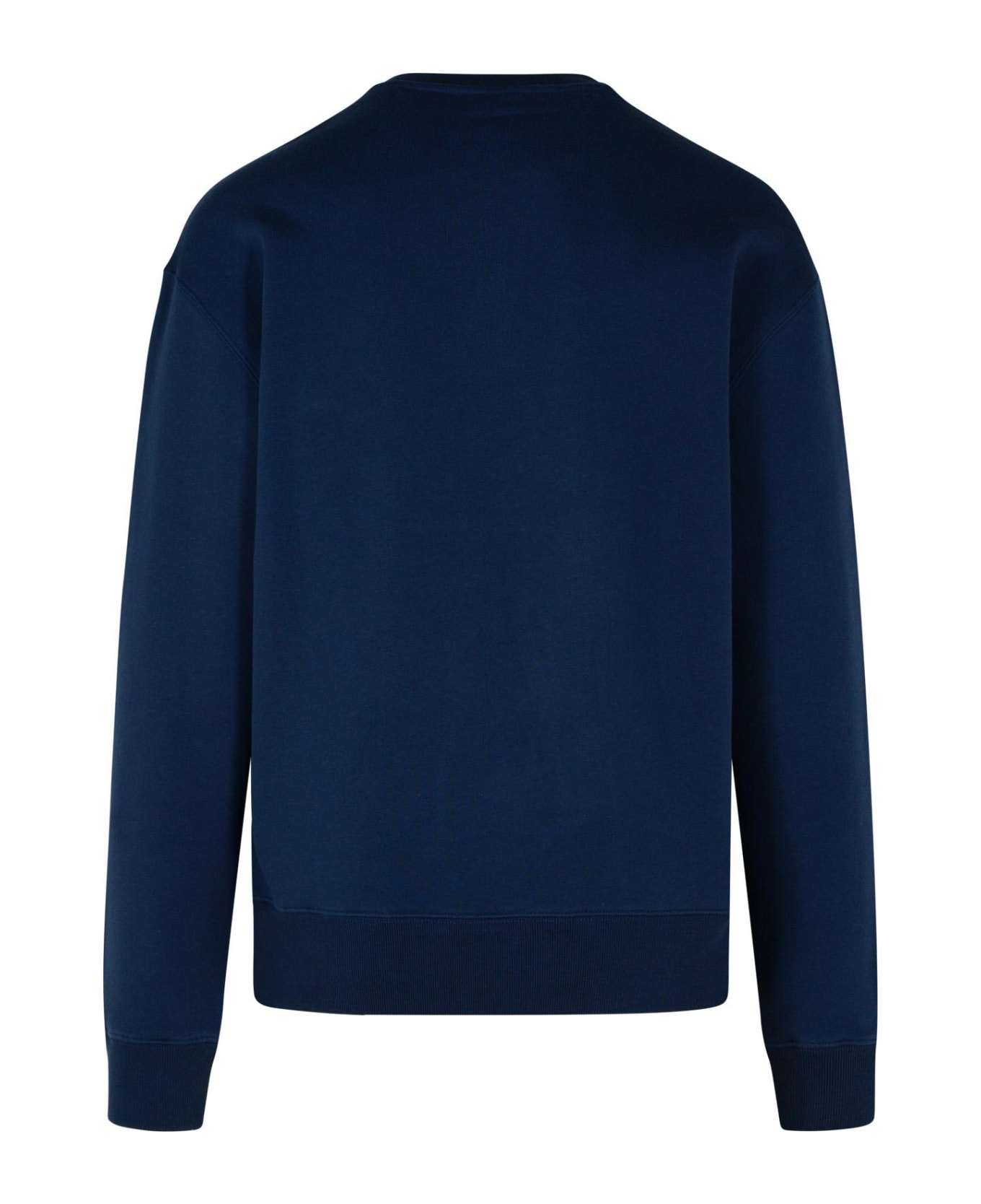 Maison Kitsuné Navy Cotton Sweatshirt - Navy