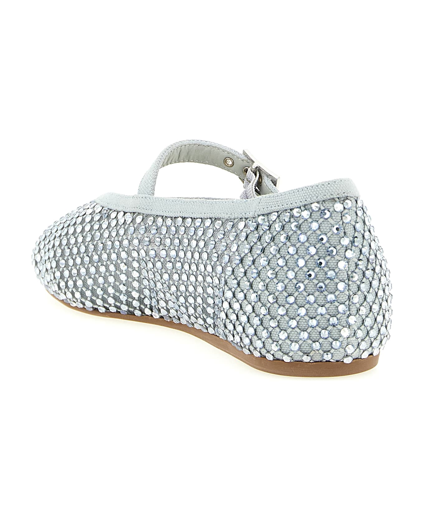 Le Silla 'gilda' Ballet Flats - Silver