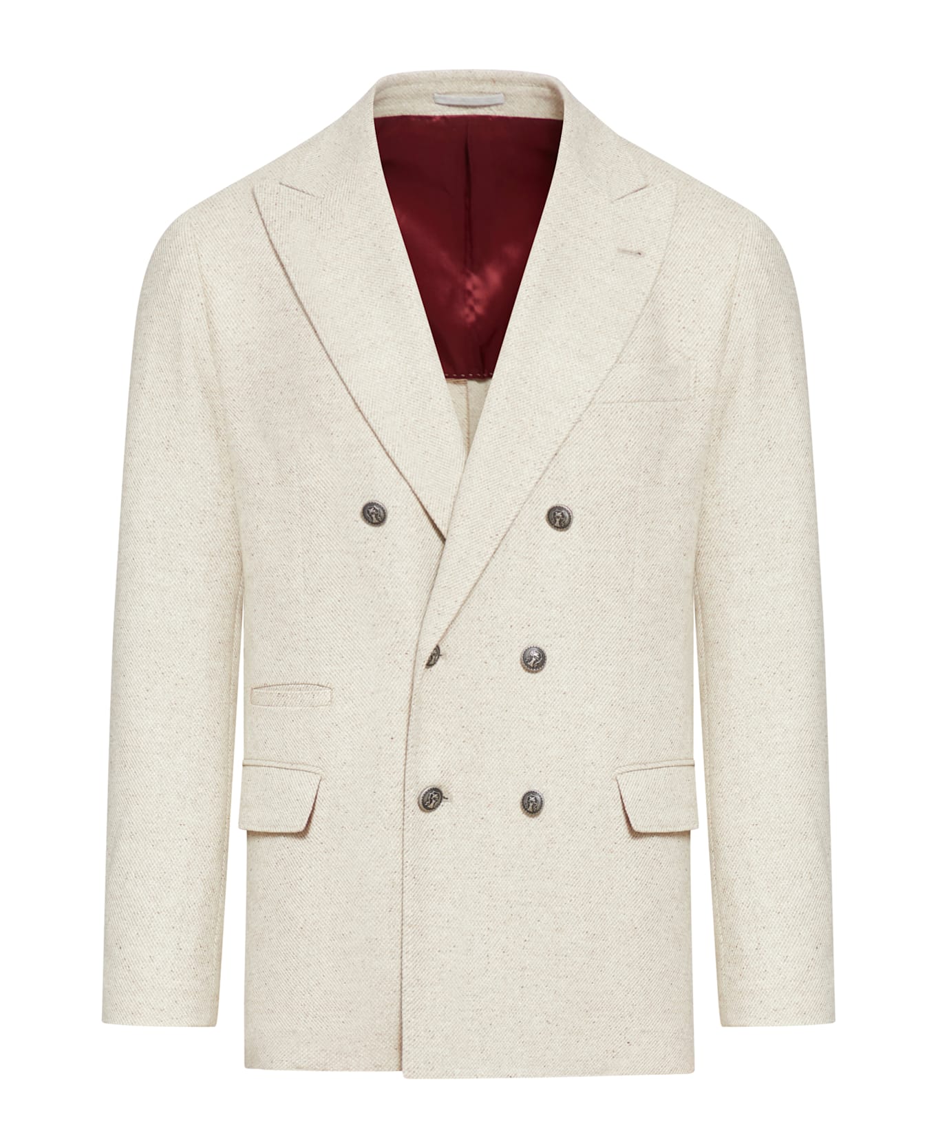 Brunello Cucinelli Double-breasted Blazer - Nude & Neutrals