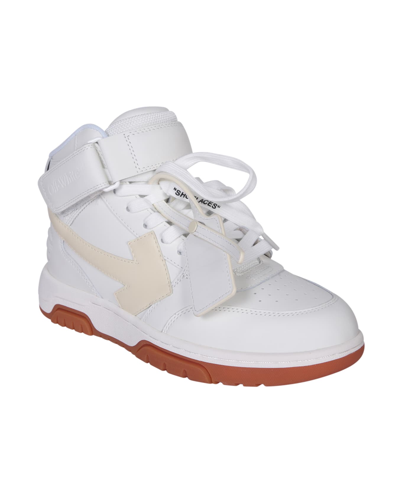 Off-White Lace-up Sneakers - White スニーカー