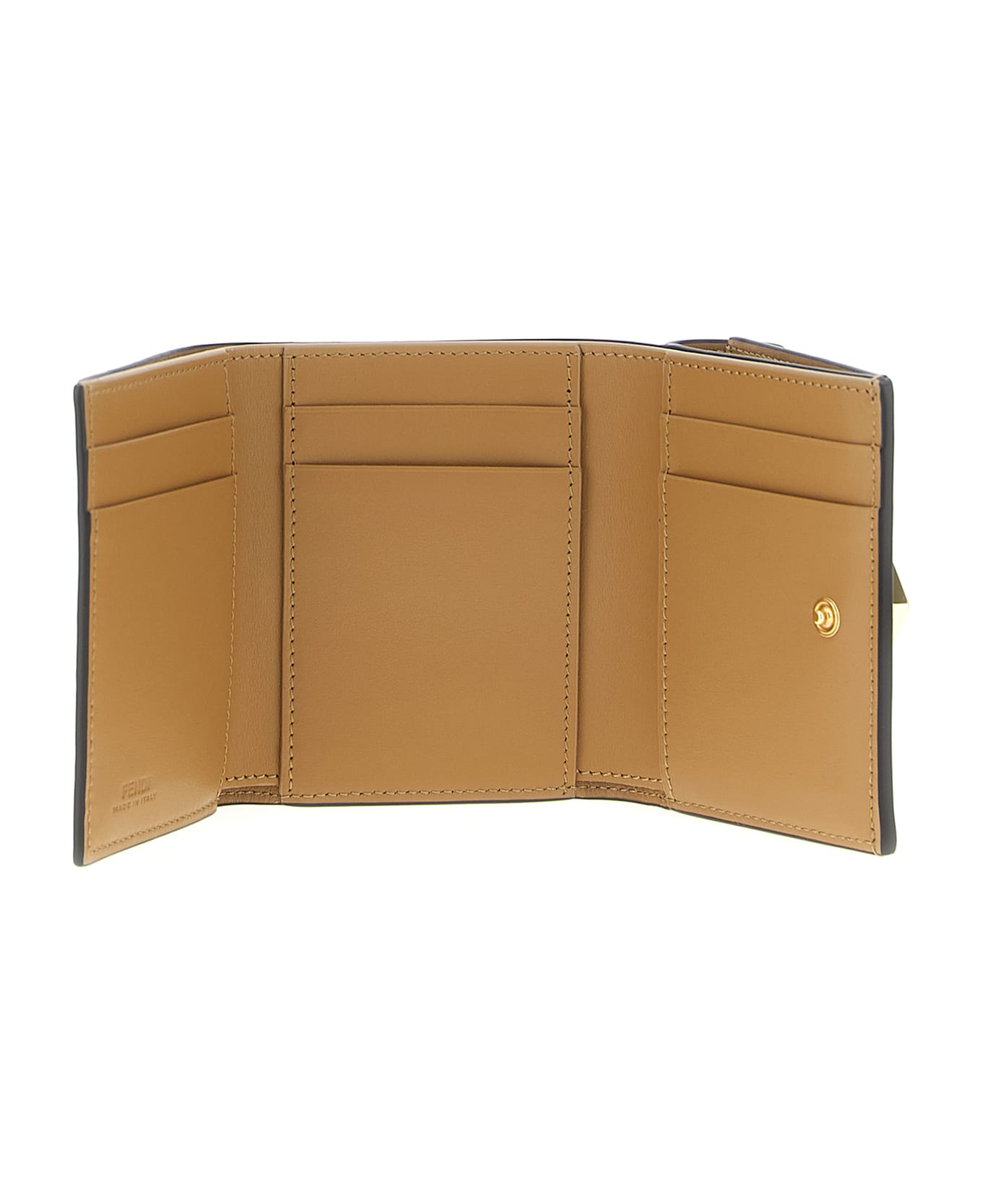 Fendi 
mini Tri-fold Ff Diamonds
 Wallet - Brown