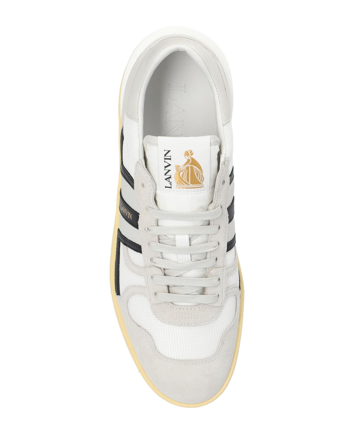 Lanvin 'clay Low' Sneakers - Black Off White