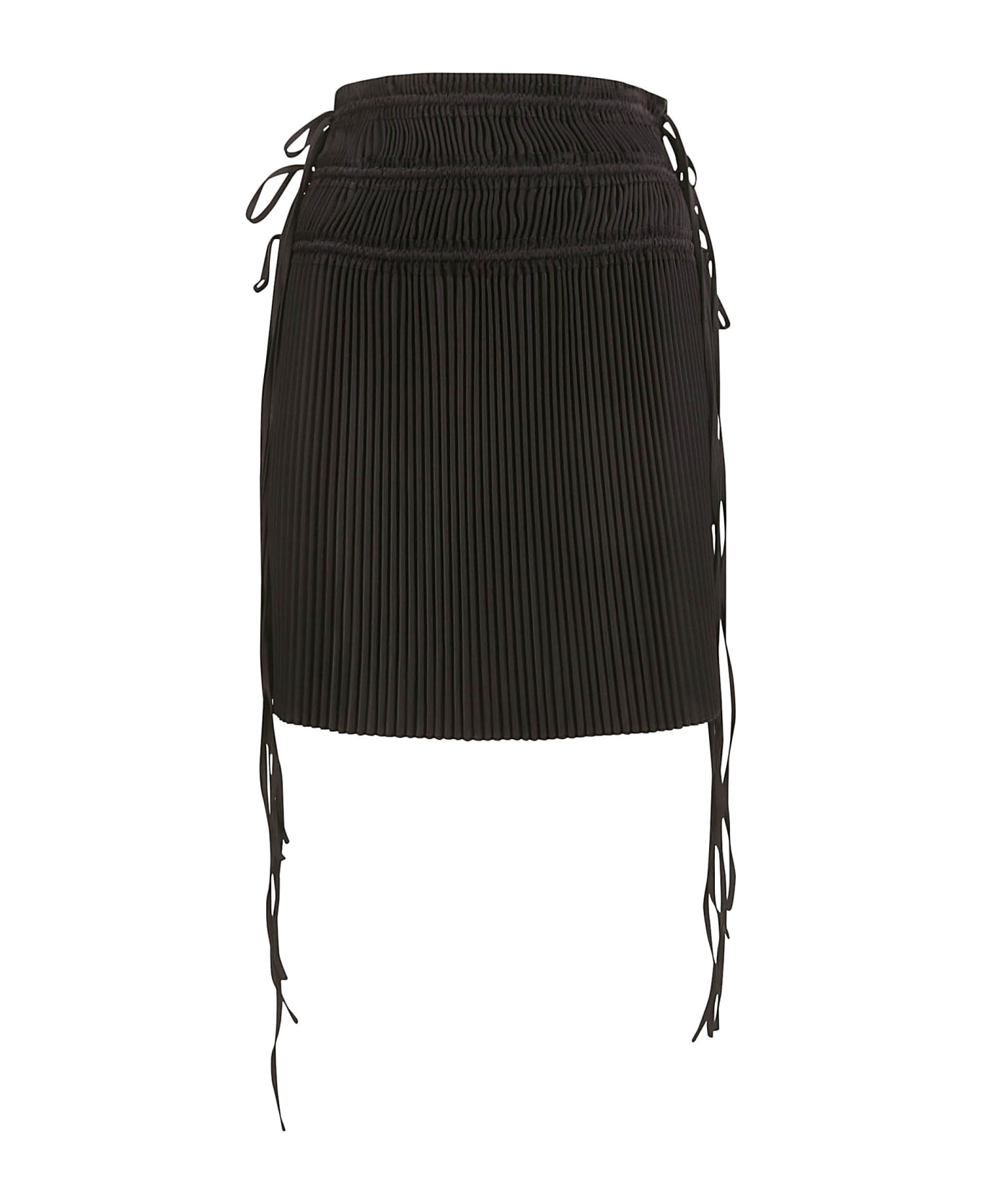 Helmut Lang Pleated Skirt - BLACK スカート