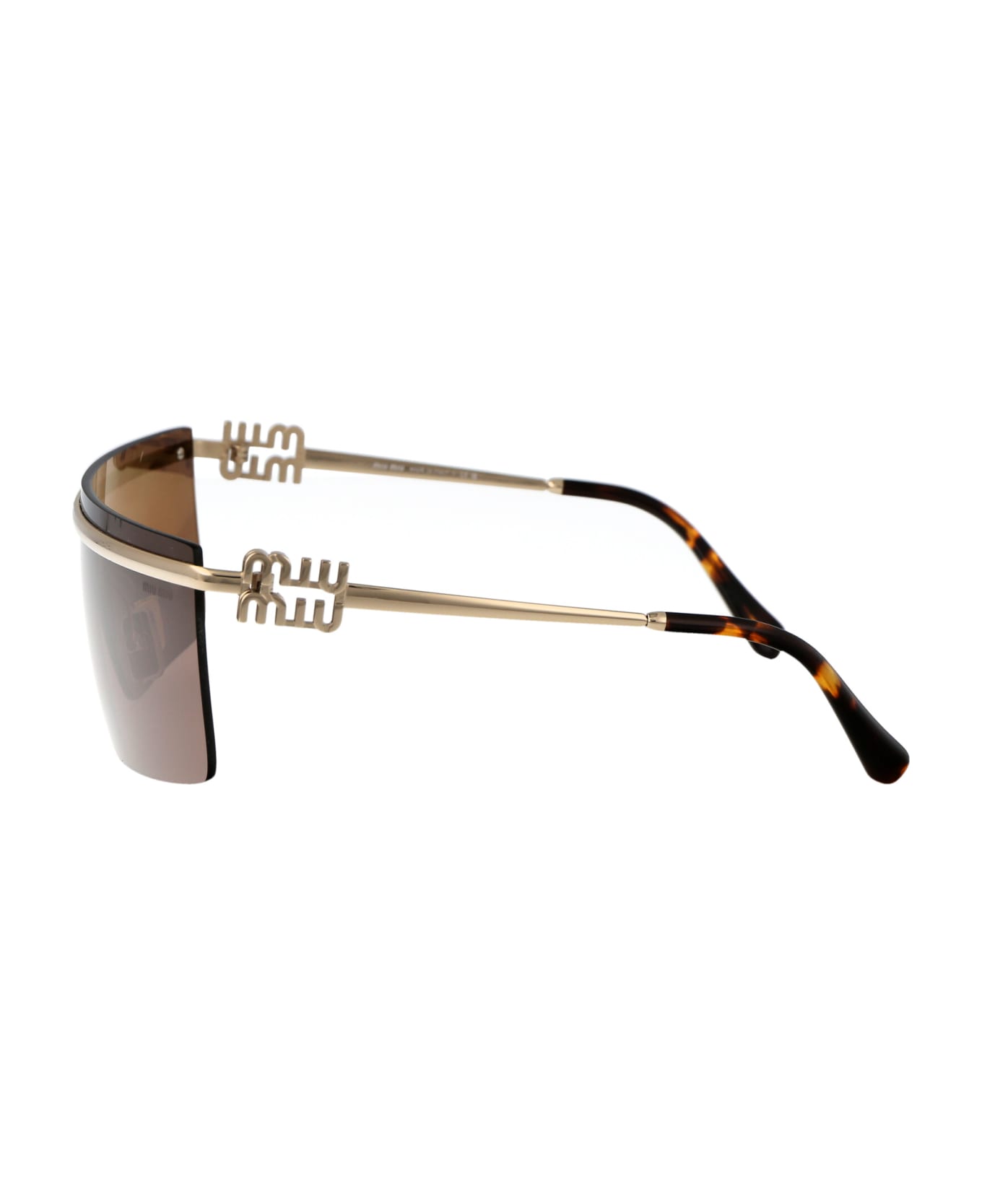 Miu Miu Eyewear 0mu 50zs Sunglasses - ZVN70D Pale Gold