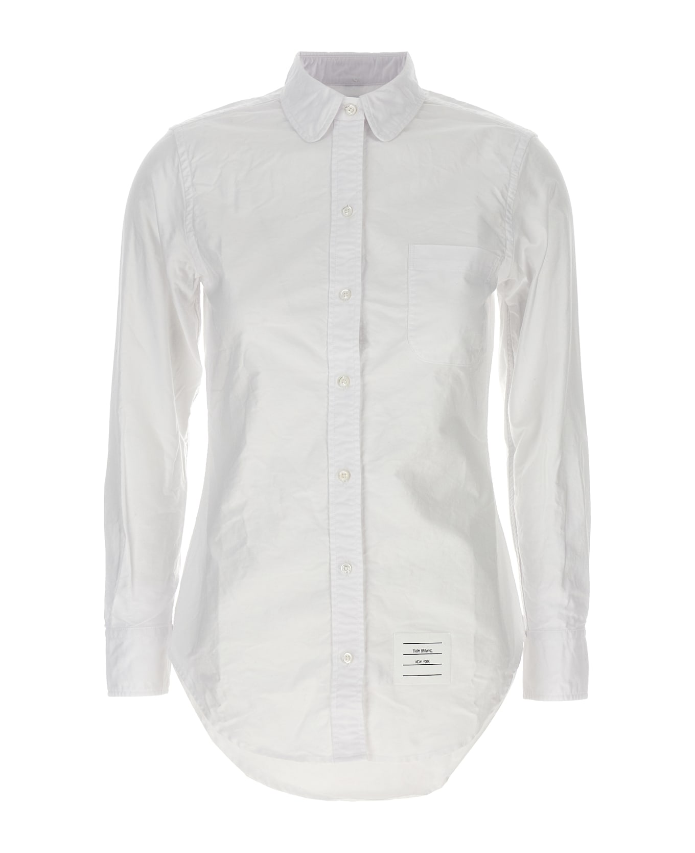 Thom Browne Oxford Cotton Shirt - White