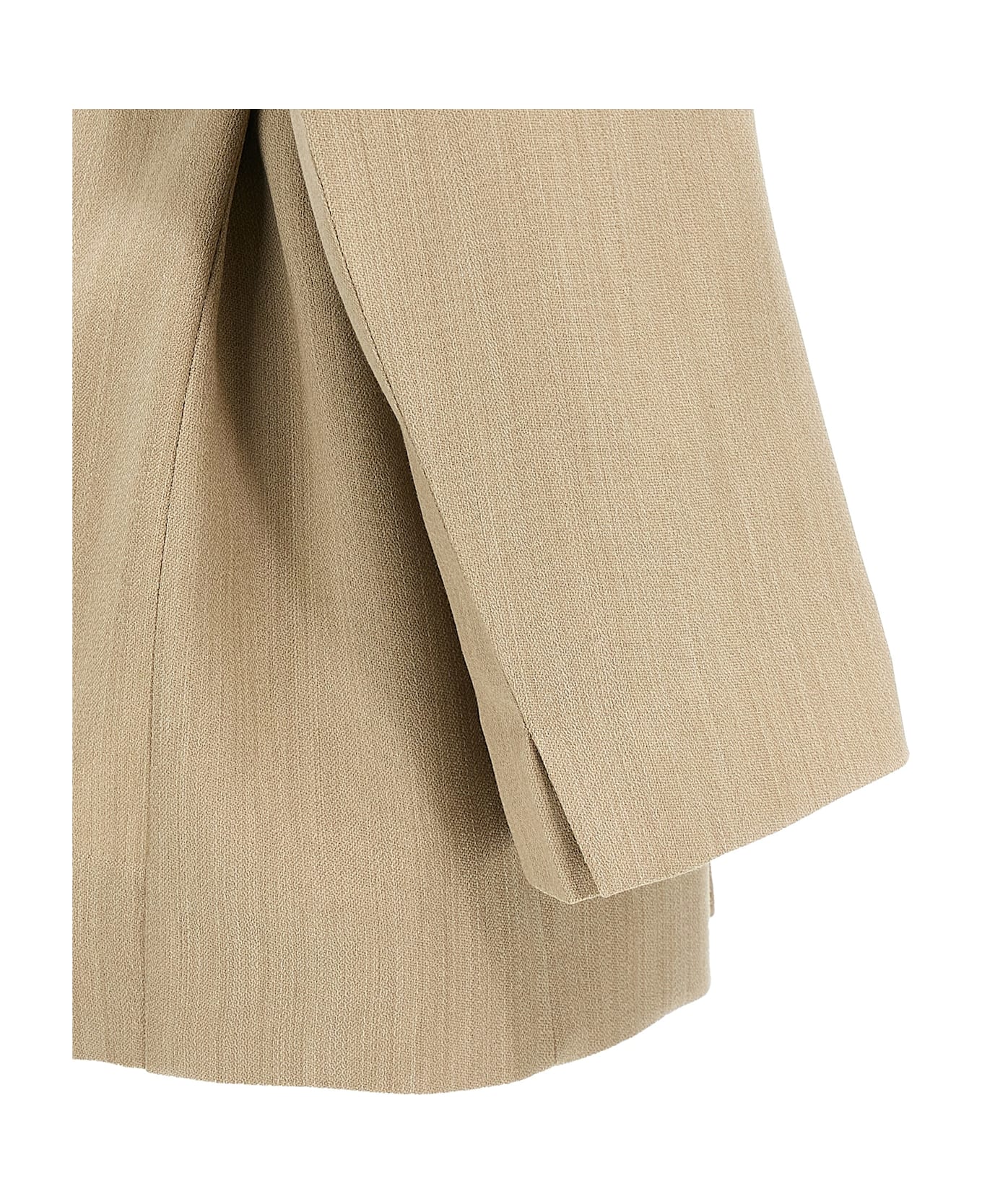 Victoria Beckham Belt Blazer - Beige