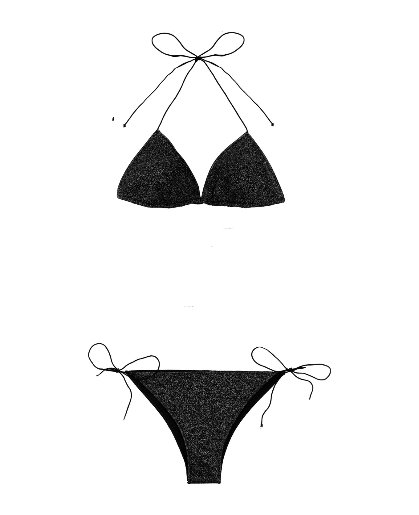 Oseree 'lumière' Lurex Bikini - Black  