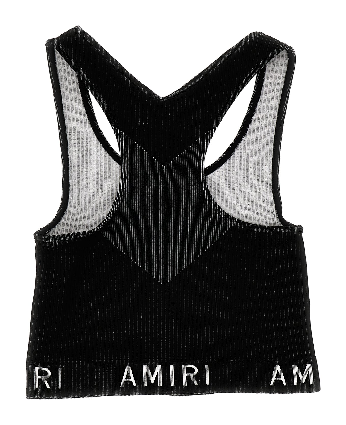 AMIRI 'cut Out' Sporty Top' - Black  