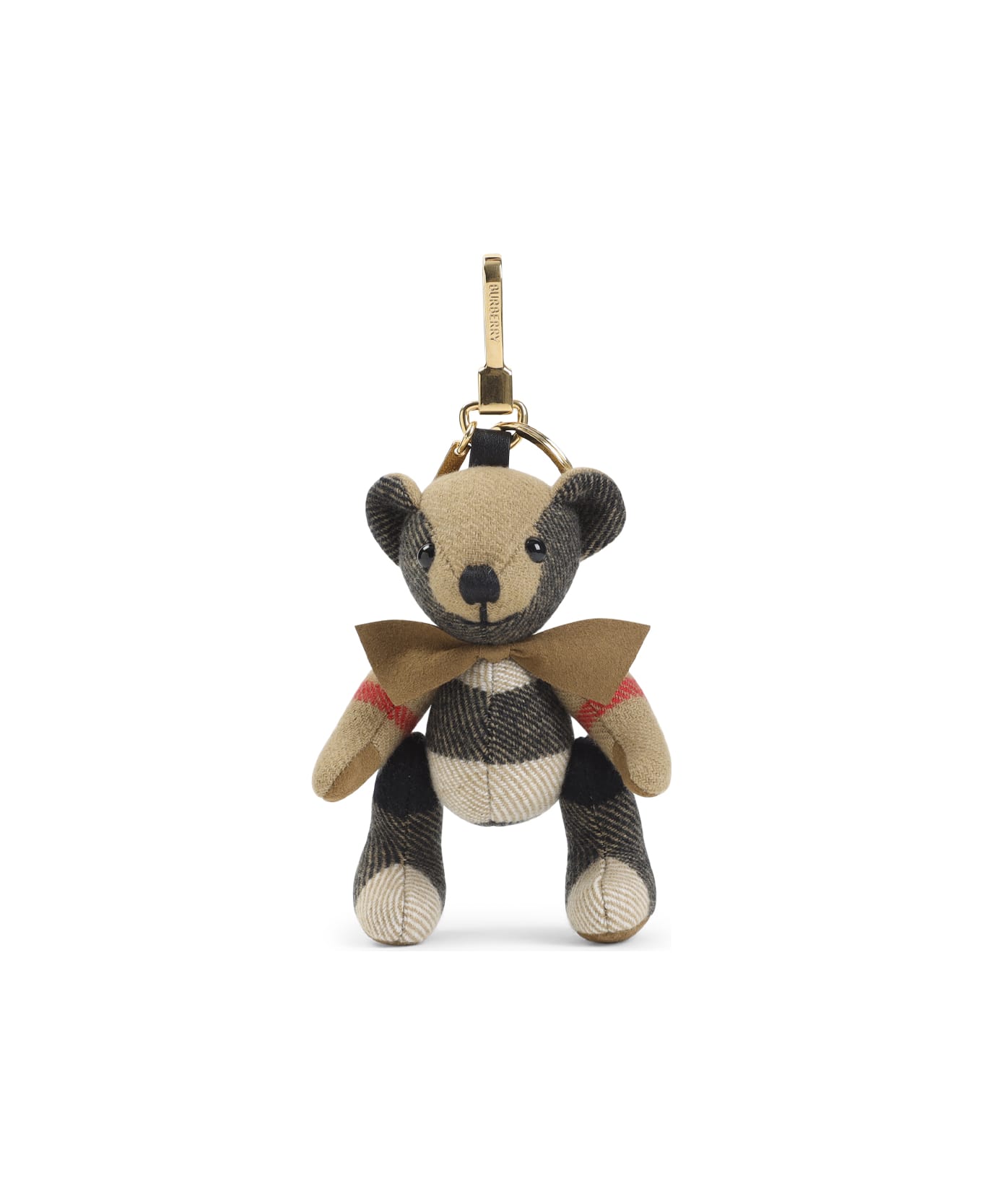 Burberry Thomas Check Key Ring - Archive Beige