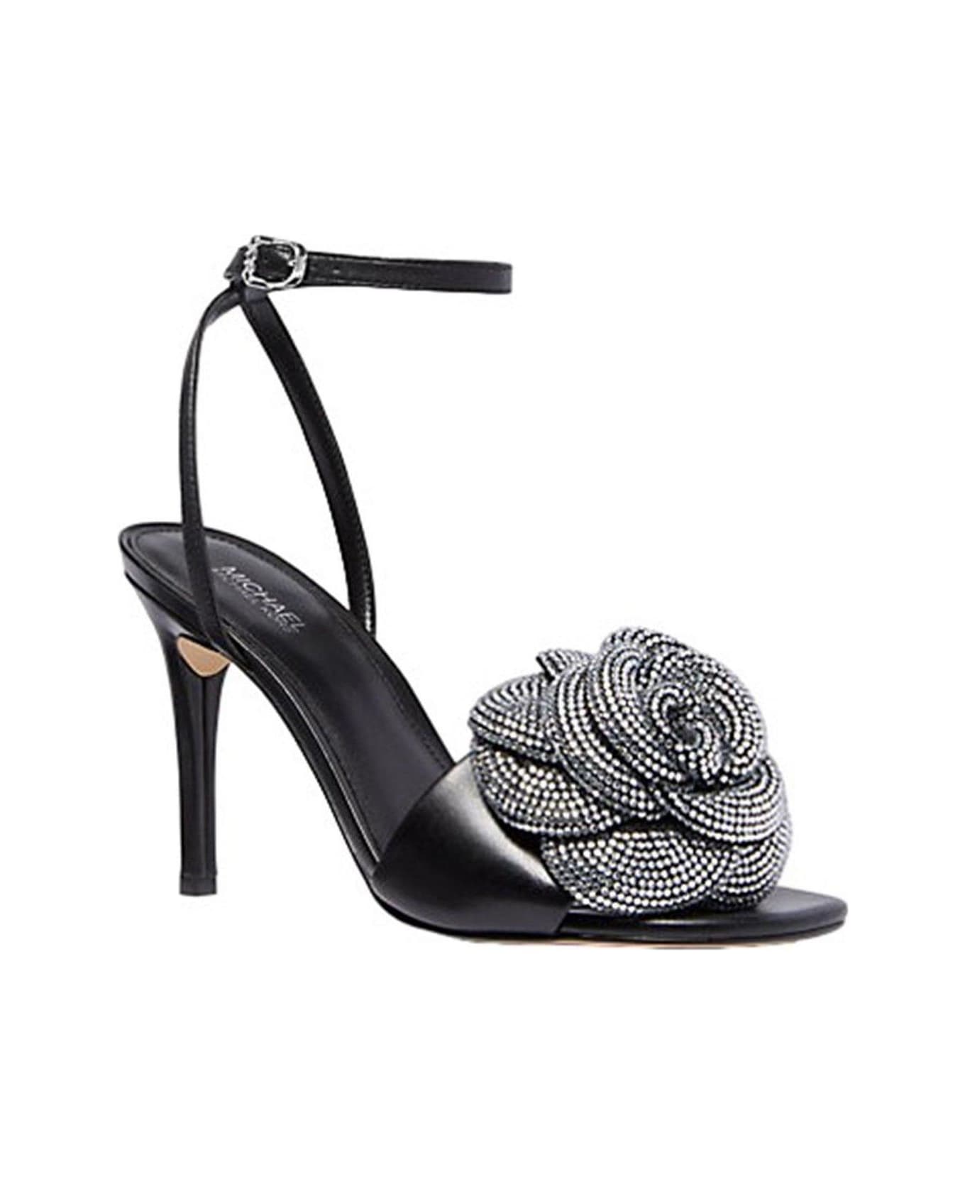 MICHAEL Michael Kors Elodie Embellished Sandals - Black