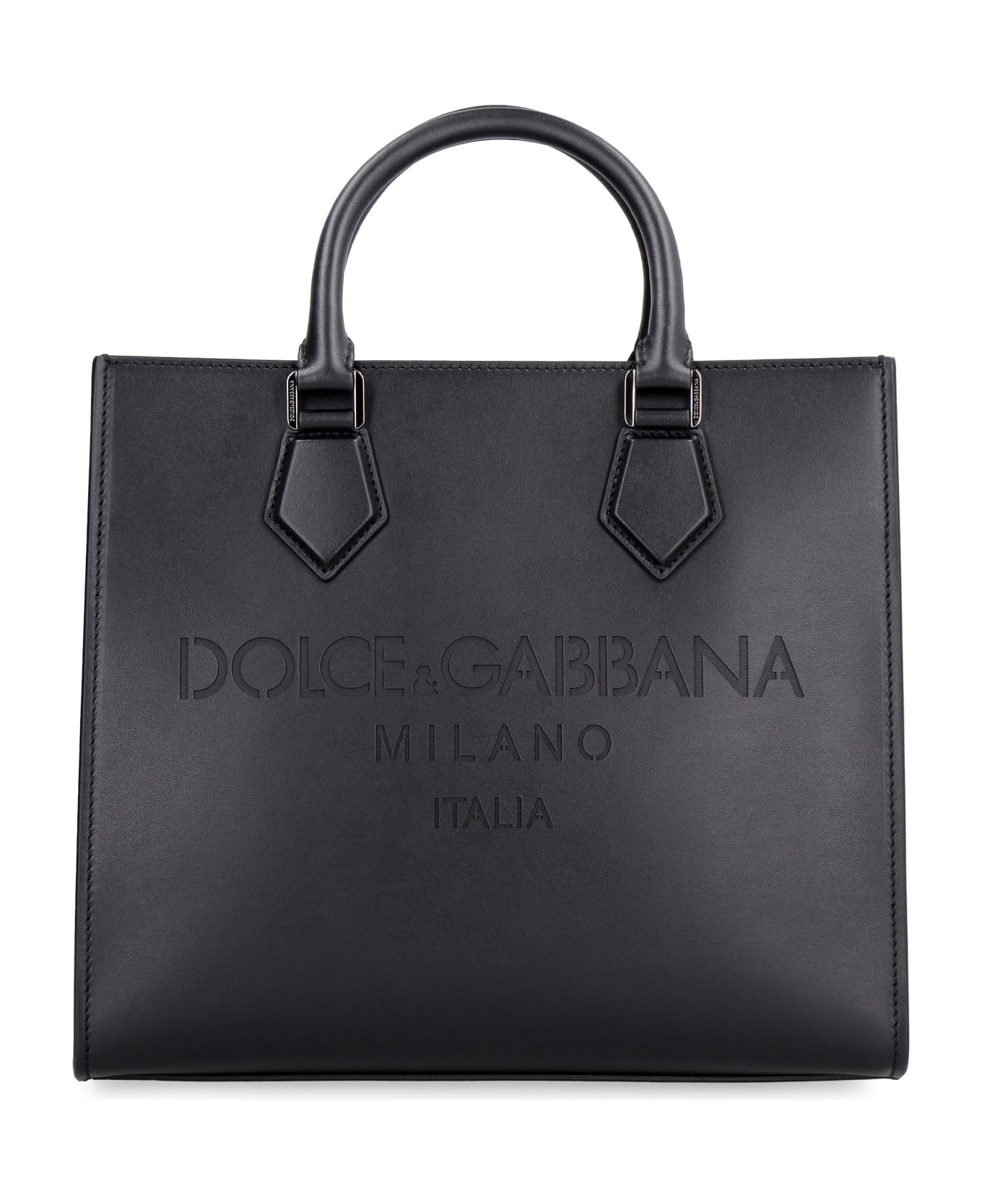 Dolce & Gabbana Logo-embossed Top Handle Bag