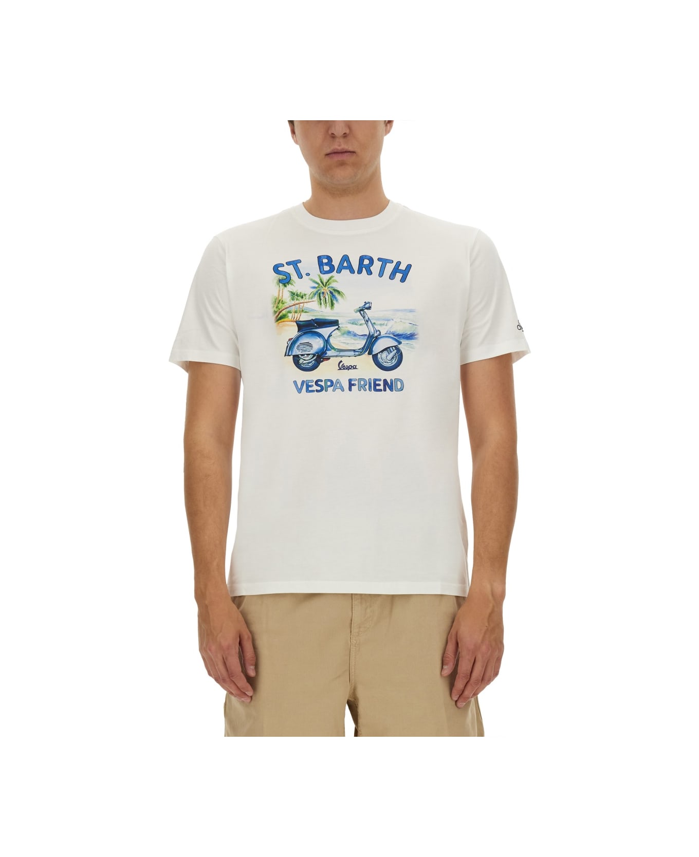 MC2 Saint Barth Cotton T-shirt - MULTICOLOUR