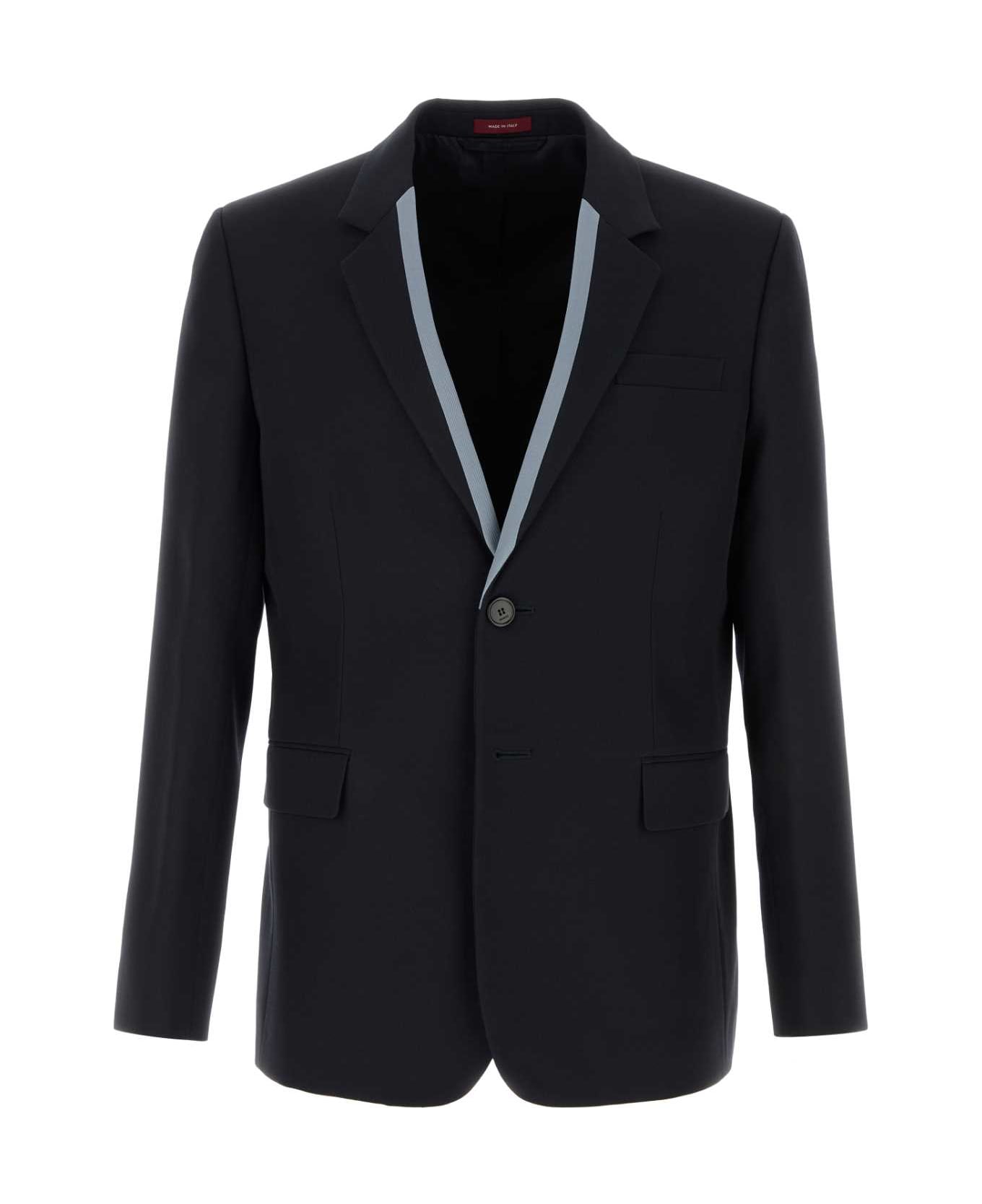 Gucci Midnight Blue Wool Blazer - NAVY