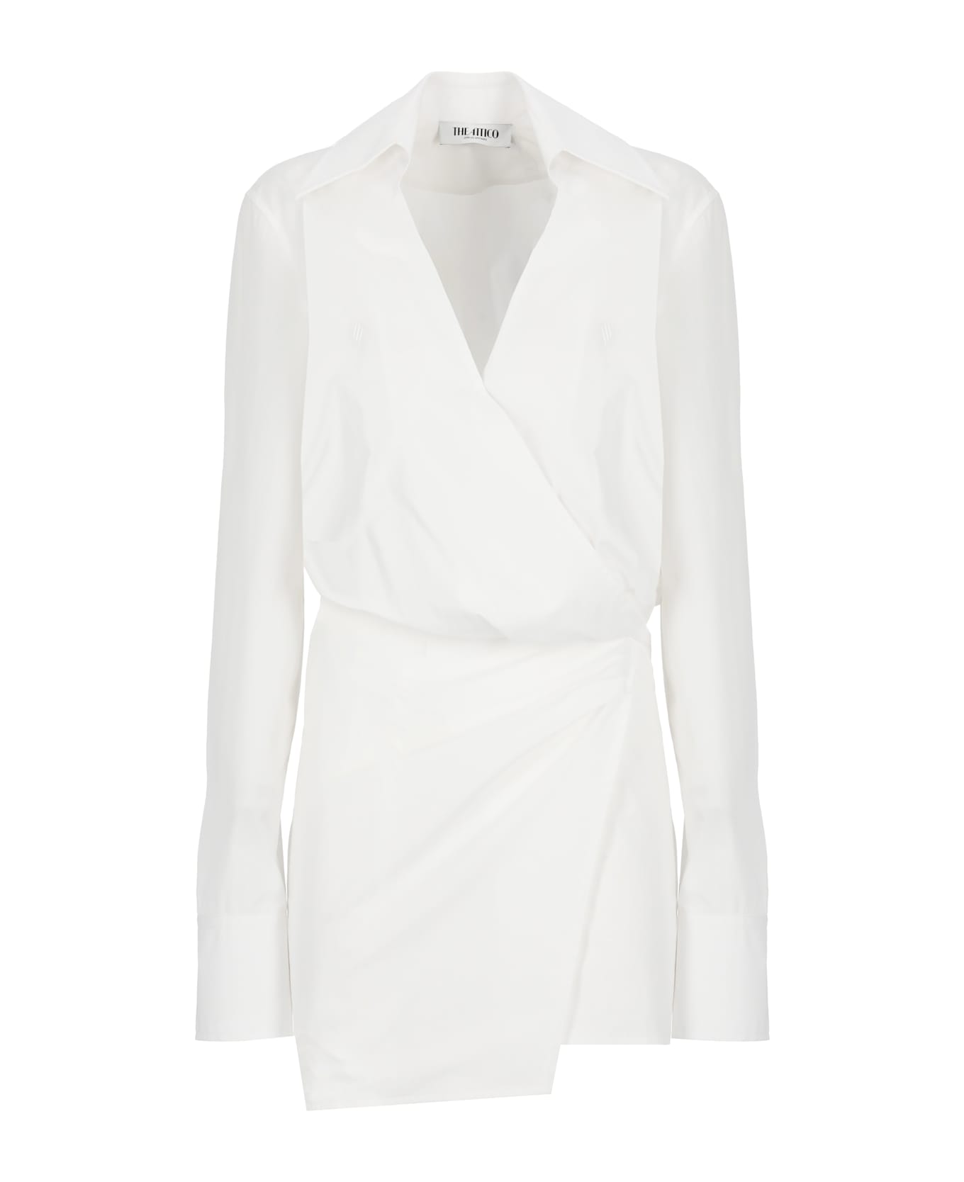 The Attico Chemisier Cotton Dress - White