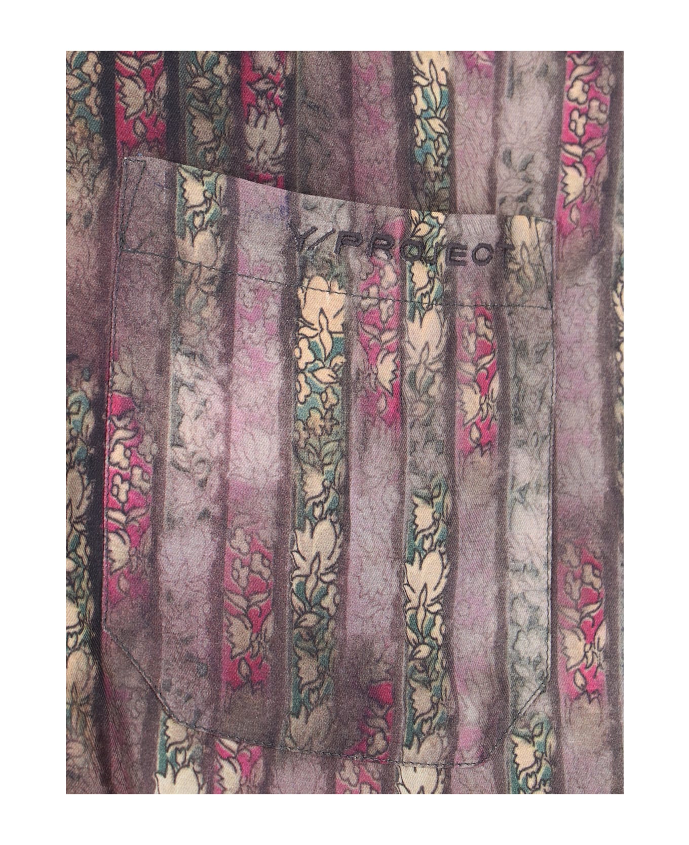 Y/Project Floral Pattern Shirt - Brown