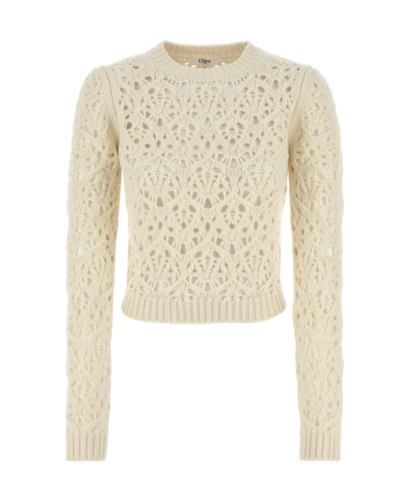 Chloé Ivory Wool Sweater