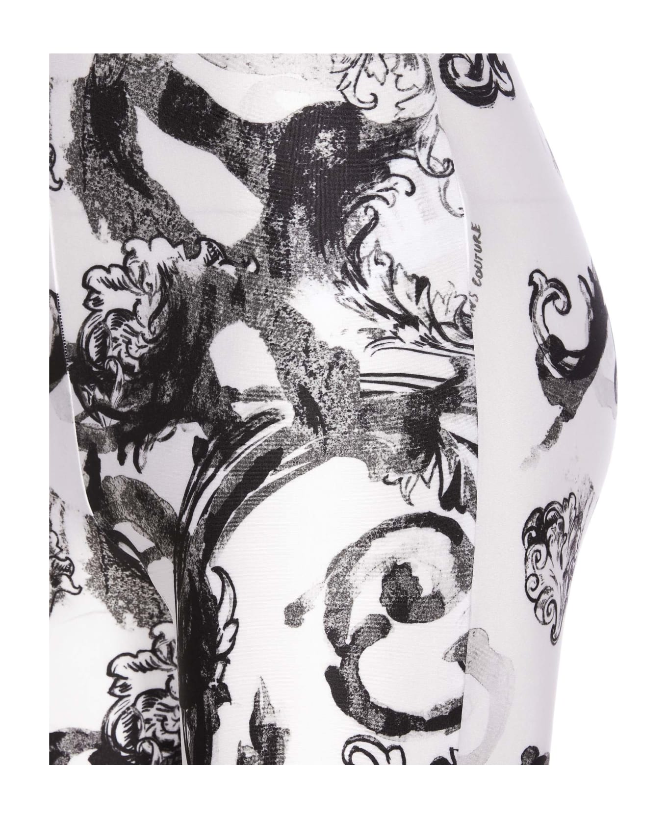 Versace Jeans Couture V-emblem Rouches Suit - White