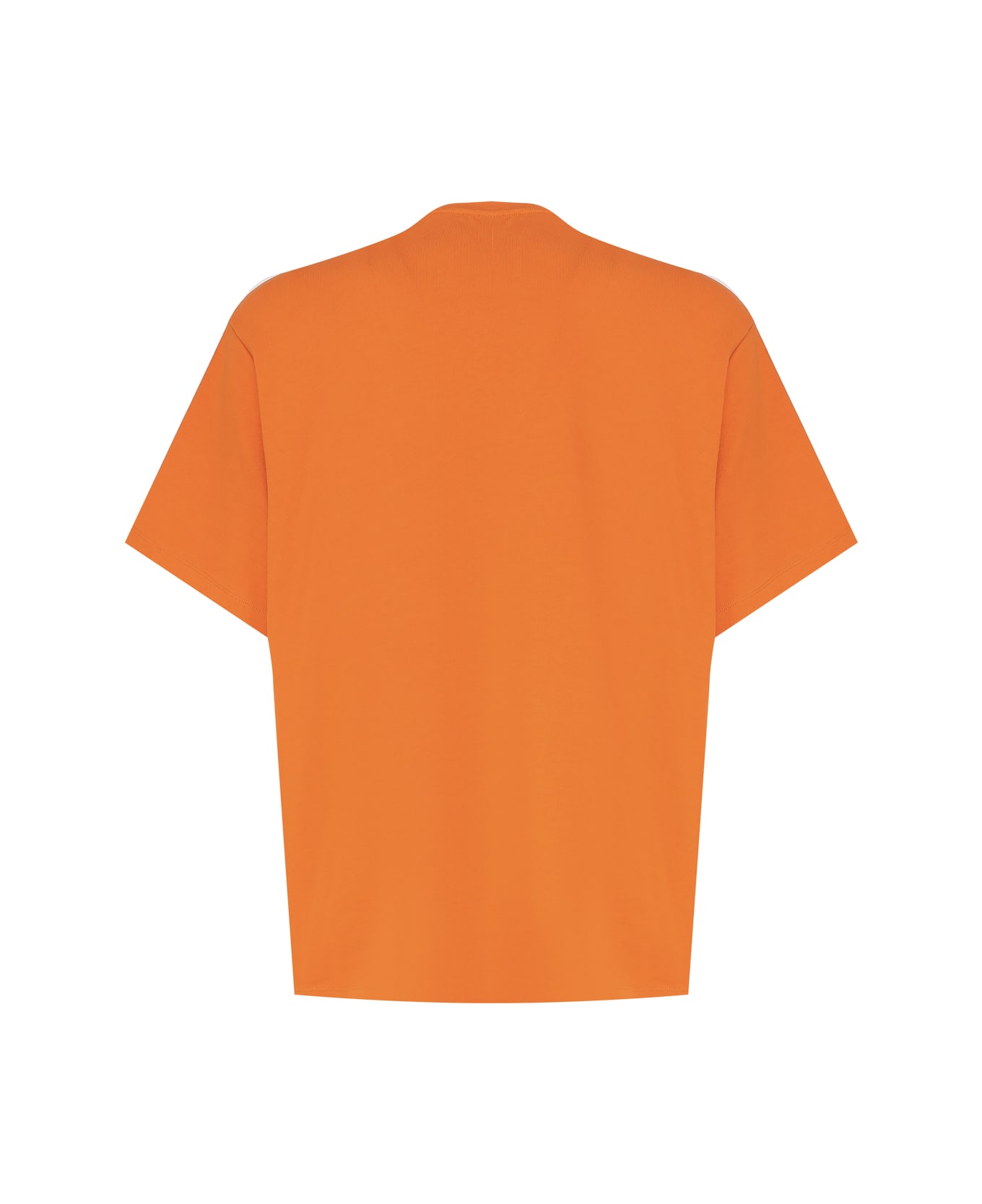 Moncler Genius T-shirt With Logo Pattern - Orange