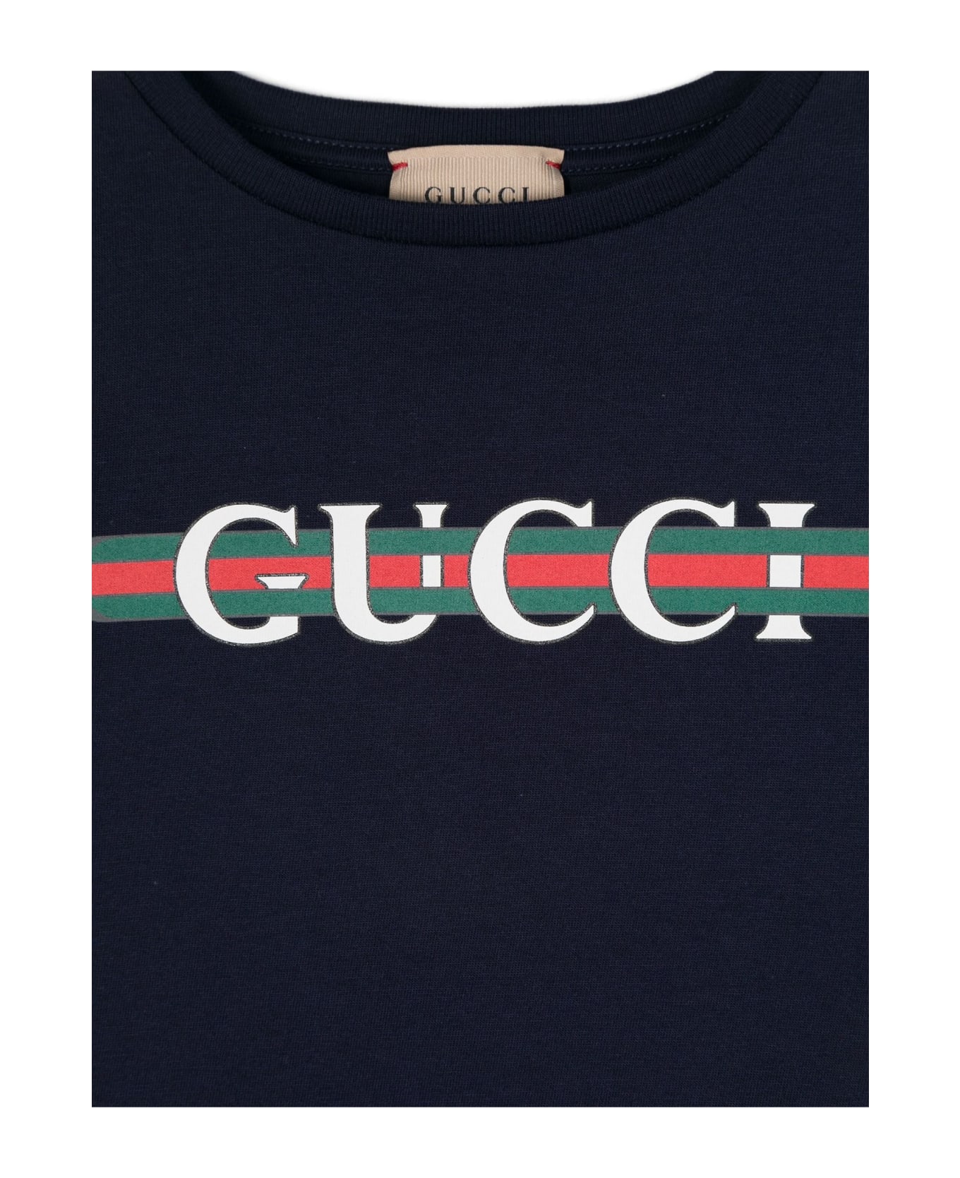 Gucci Kids T-shirts And Polos Blue - Blue