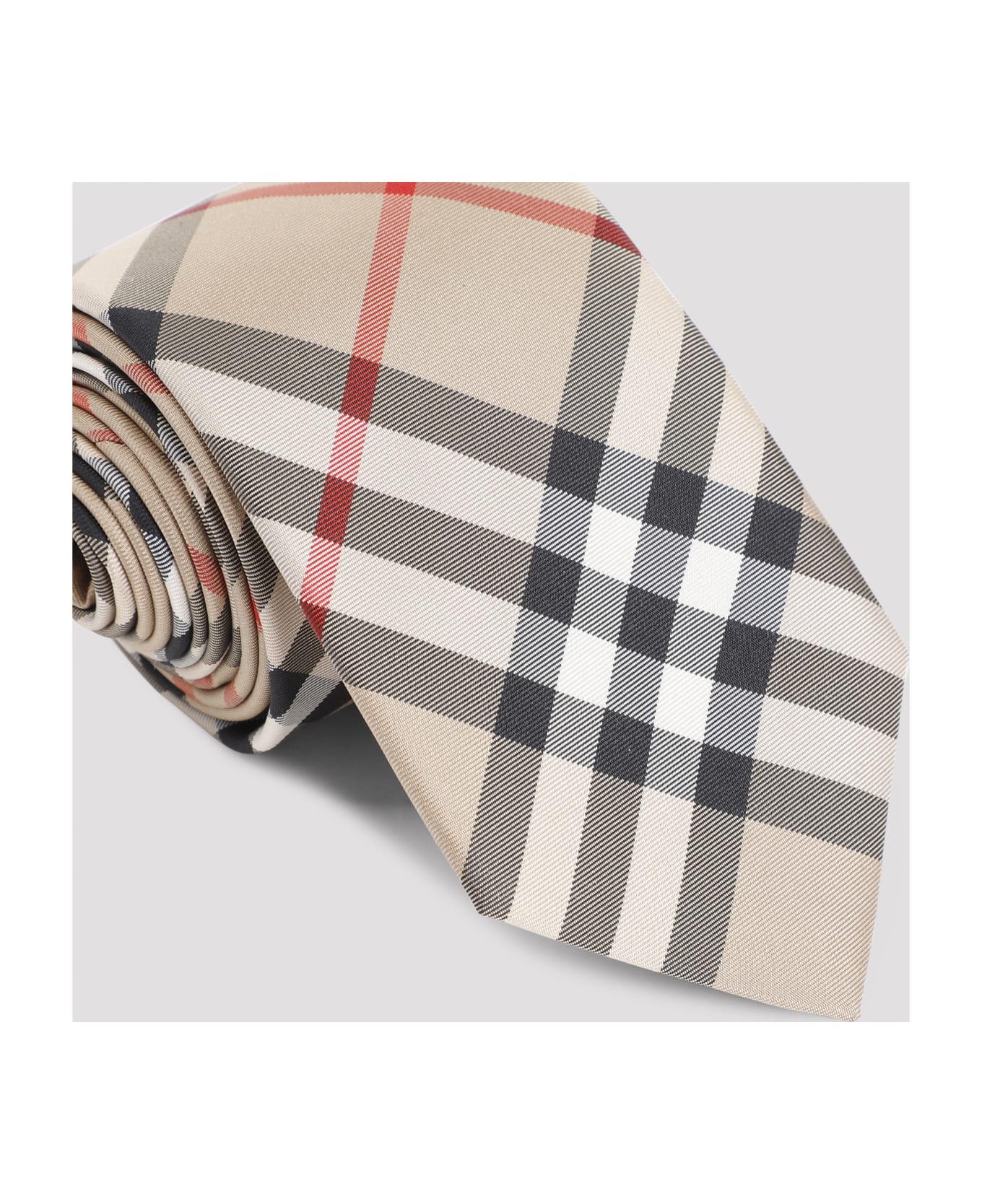 Burberry Silk Tie - Archive Beige