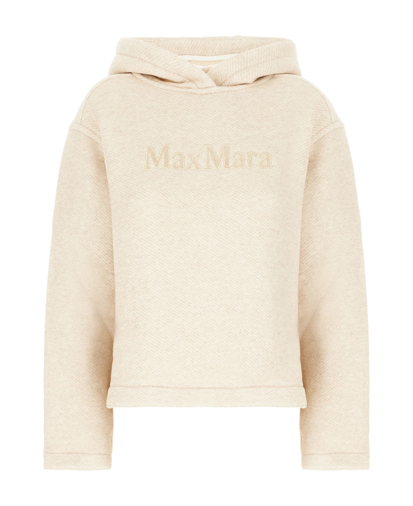 Max Mara Sand Cotton Blend Sweatshirt - ALBINO