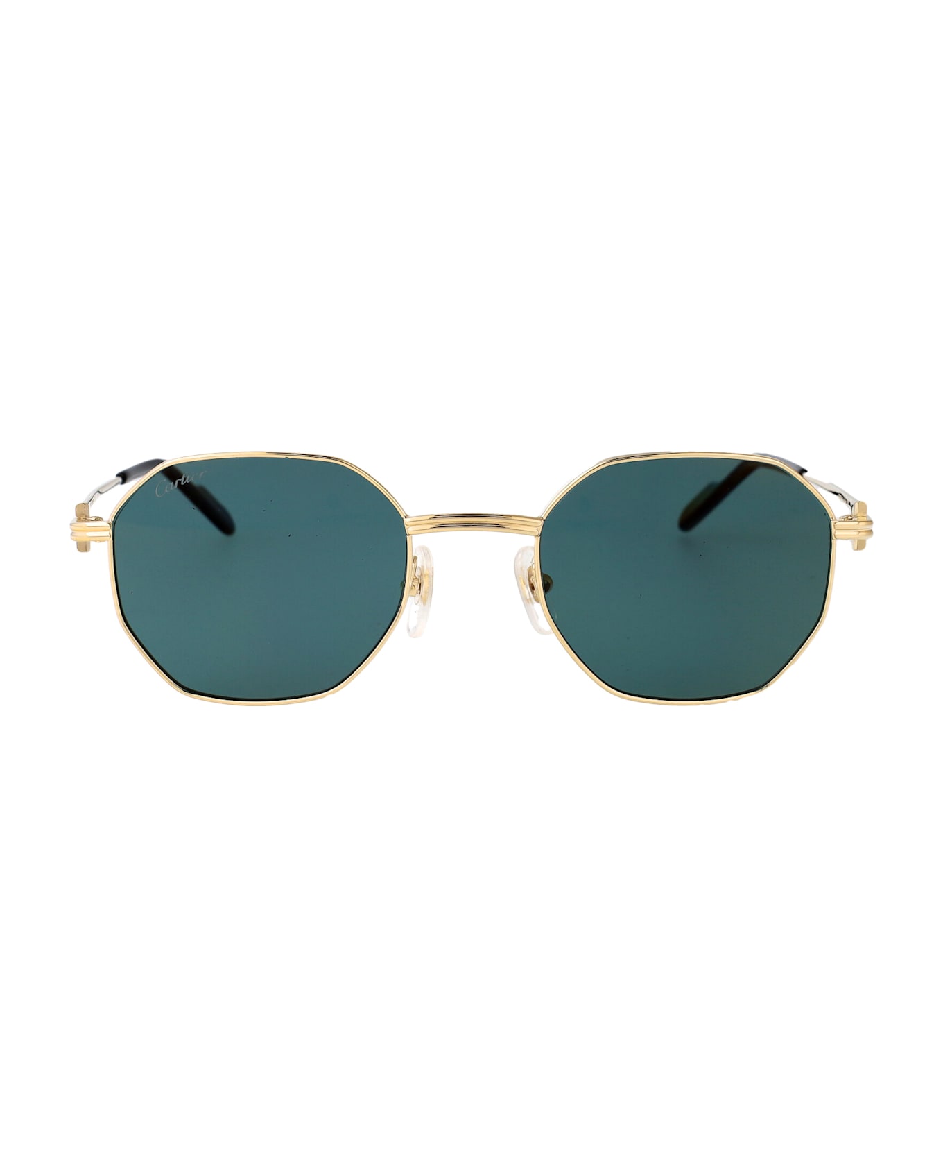 Cartier Eyewear Ct0500s Sunglasses - GOLD GOLD GREEN