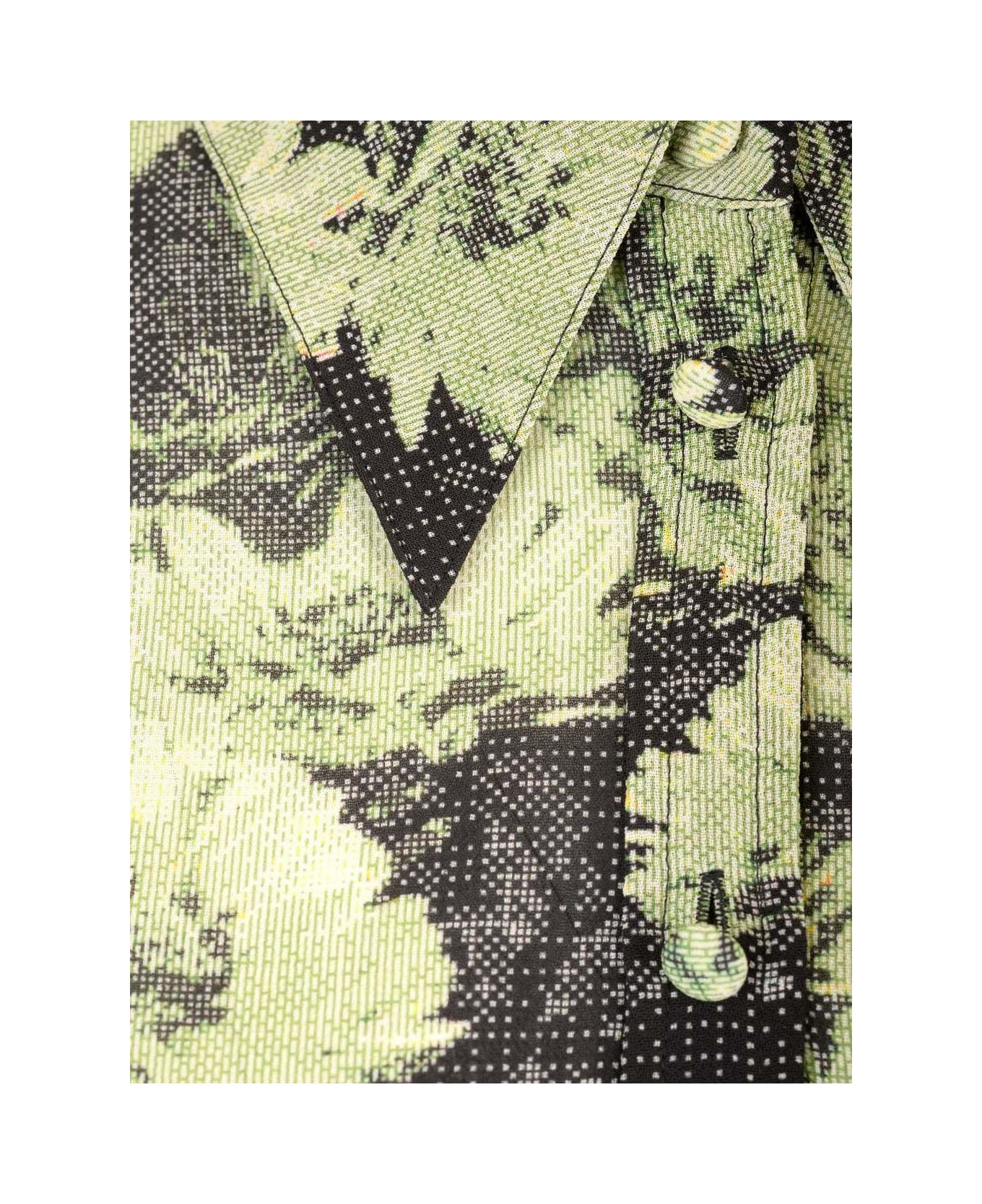 Tory Burch Printed Viscose Shirt - Green