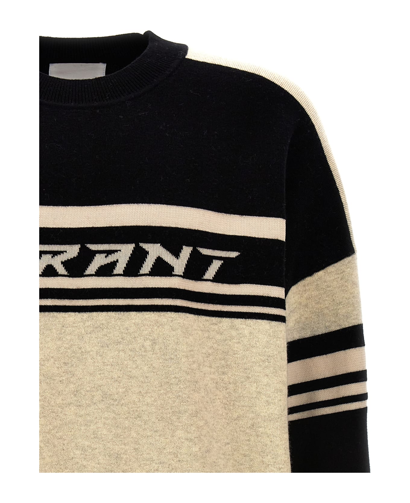 Isabel Marant Colby Cotton Wool Sweater - Ecru