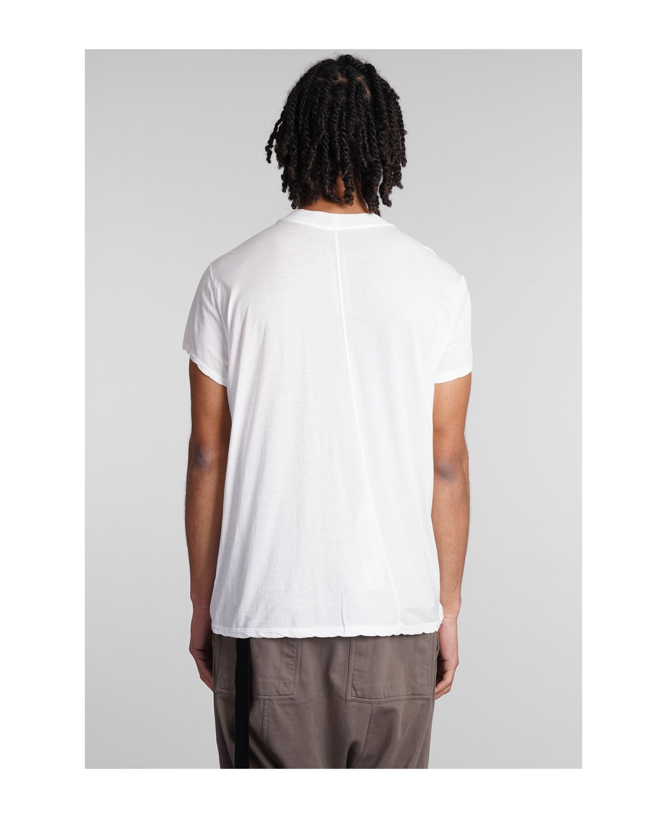 DRKSHDW Small Level T T-shirt In White Cotton - white