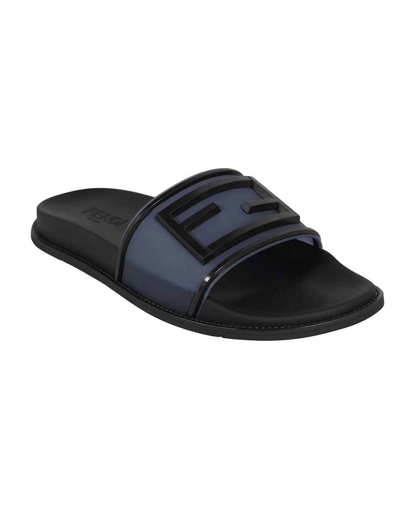 Fendi Rubber Logo Slides | italist