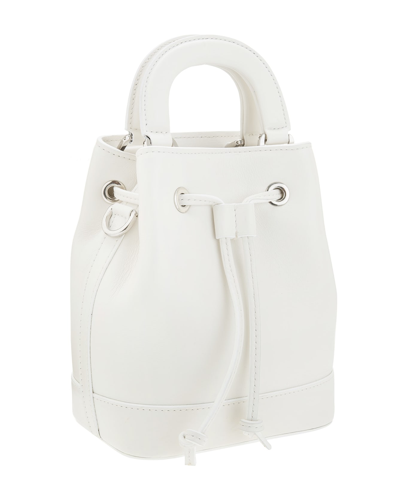 Au Départ White Petite Dauphine Bag