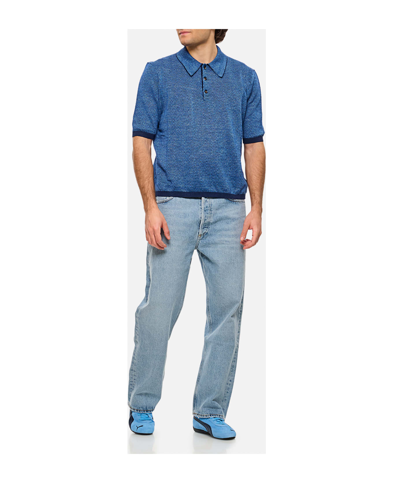 AGOLDE 90's Jeans In Force - Clear Blue