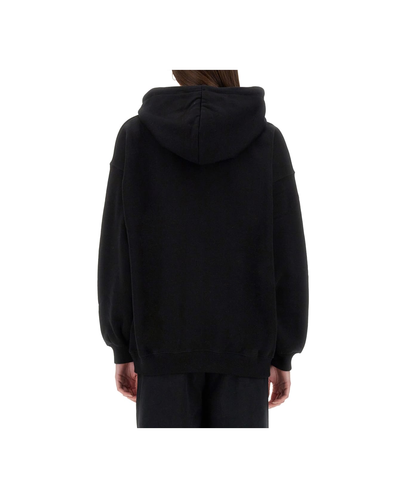 Rotate by Birger Christensen Heavy Cotton Sweatshirt - BLACK