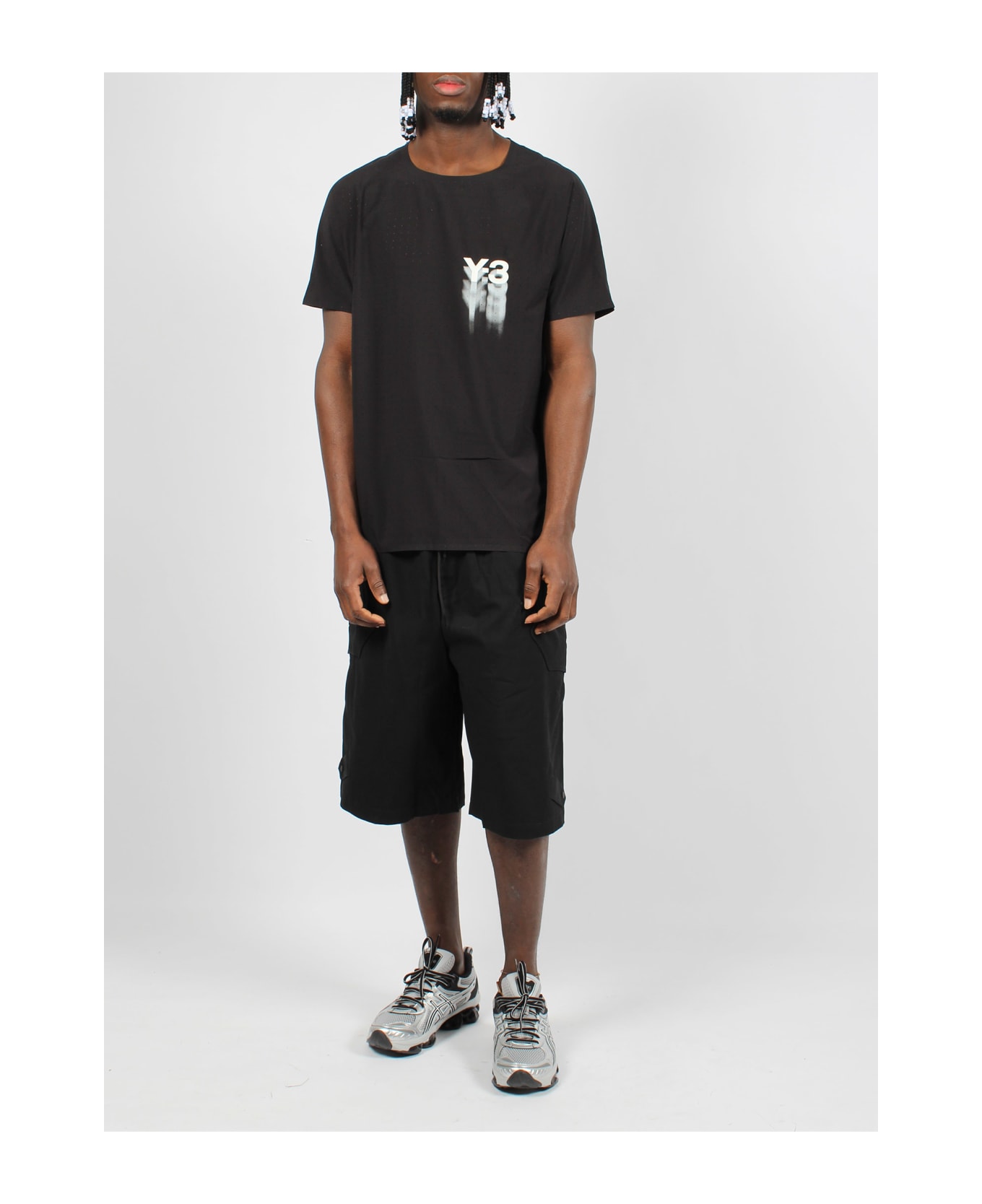 Y-3 Wrkwr Shorts - Black ショートパンツ