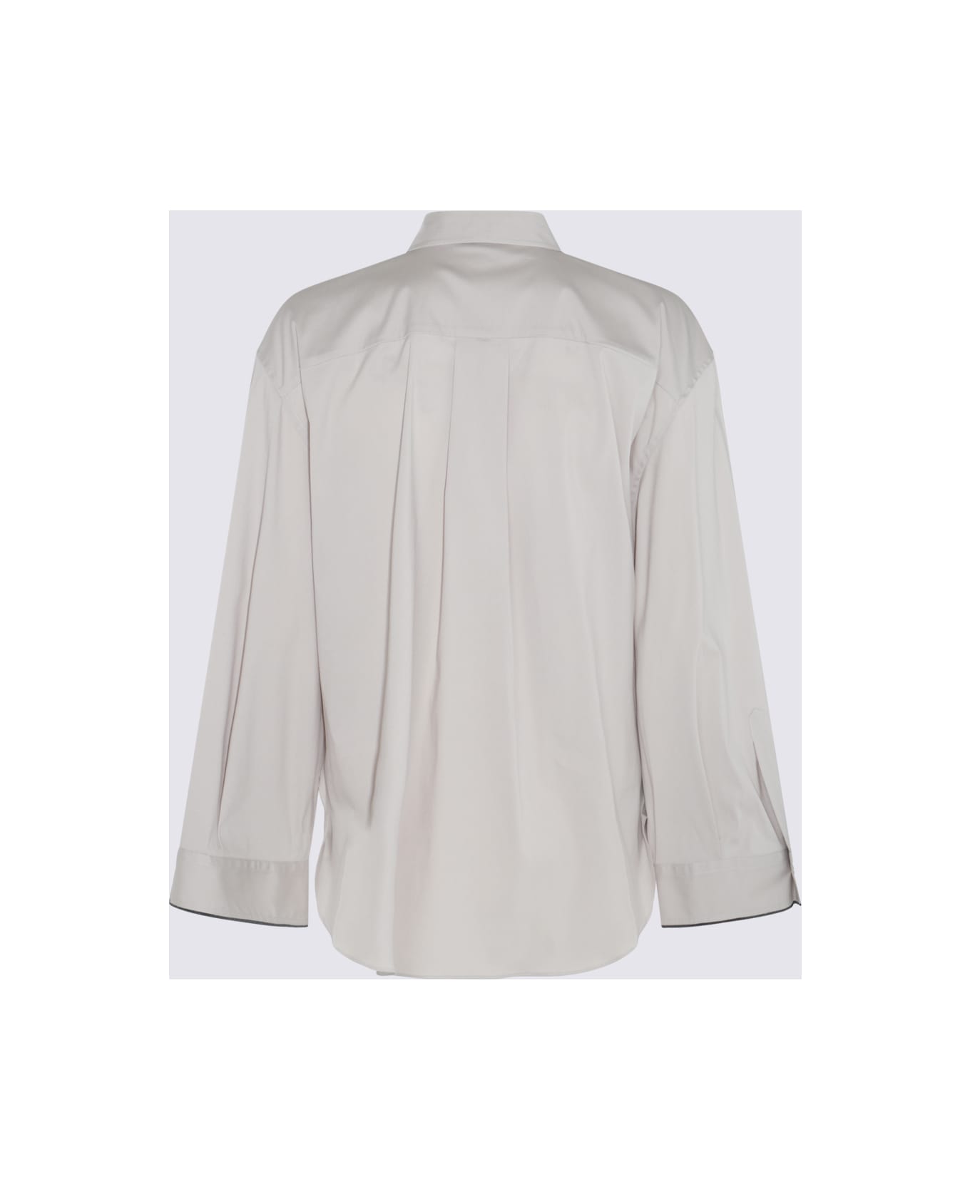 Brunello Cucinelli Grey Cotton Shirt - SAGE シャツ