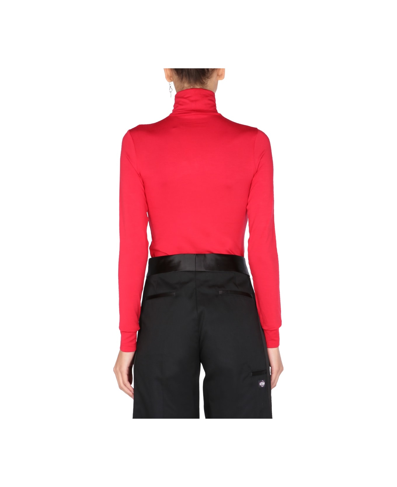 Raf Simons Turtle Neck Sweater - RED