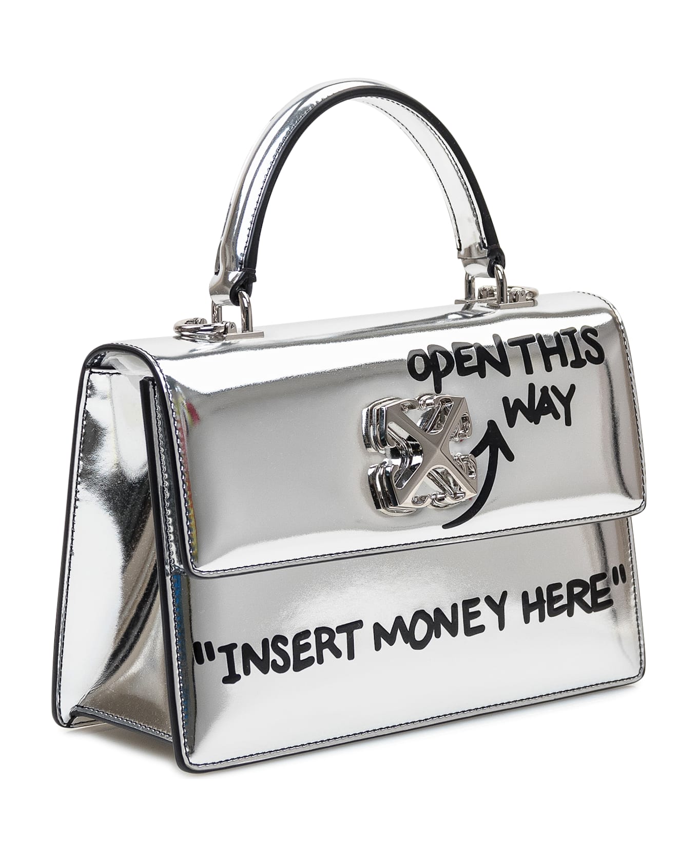 Off-White Jitney 1.4 Bag - SILVER-BLACK